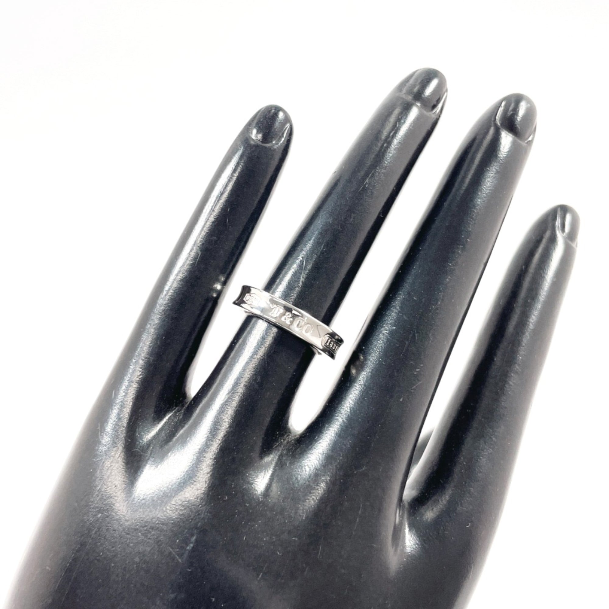 Tiffany Silver Silver 925 Band Ring (Pre-Owned)