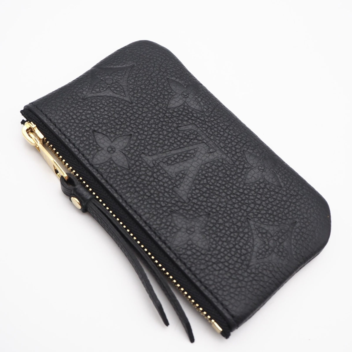 Louis Vuitton Monogram Empreinte Black Noir Leather Coin Purse/Coin Case (Pre-Owned)