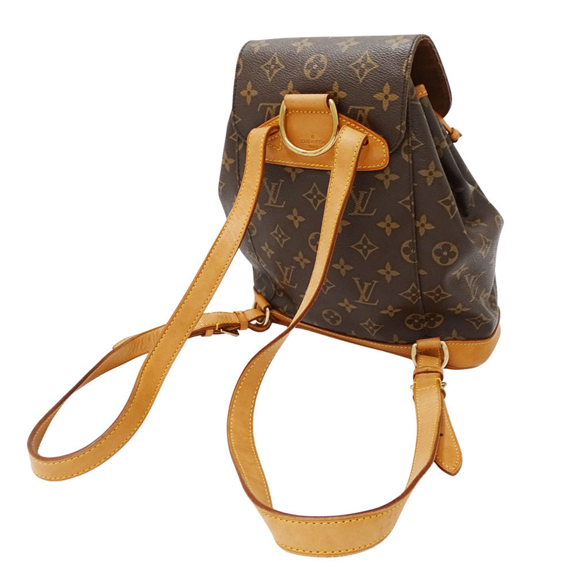 Louis Vuitton Brown Monogram Canvas Backpack (Pre-Owned)
