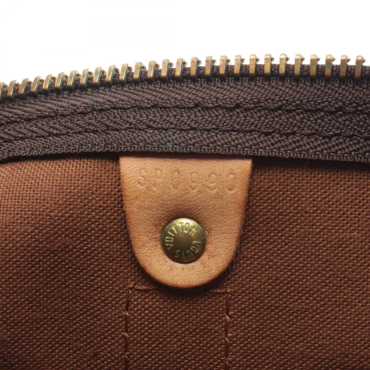 Louis Vuitton Brown Coated Canvas Leather Boston Bag Handbag (Pre-Owned)
