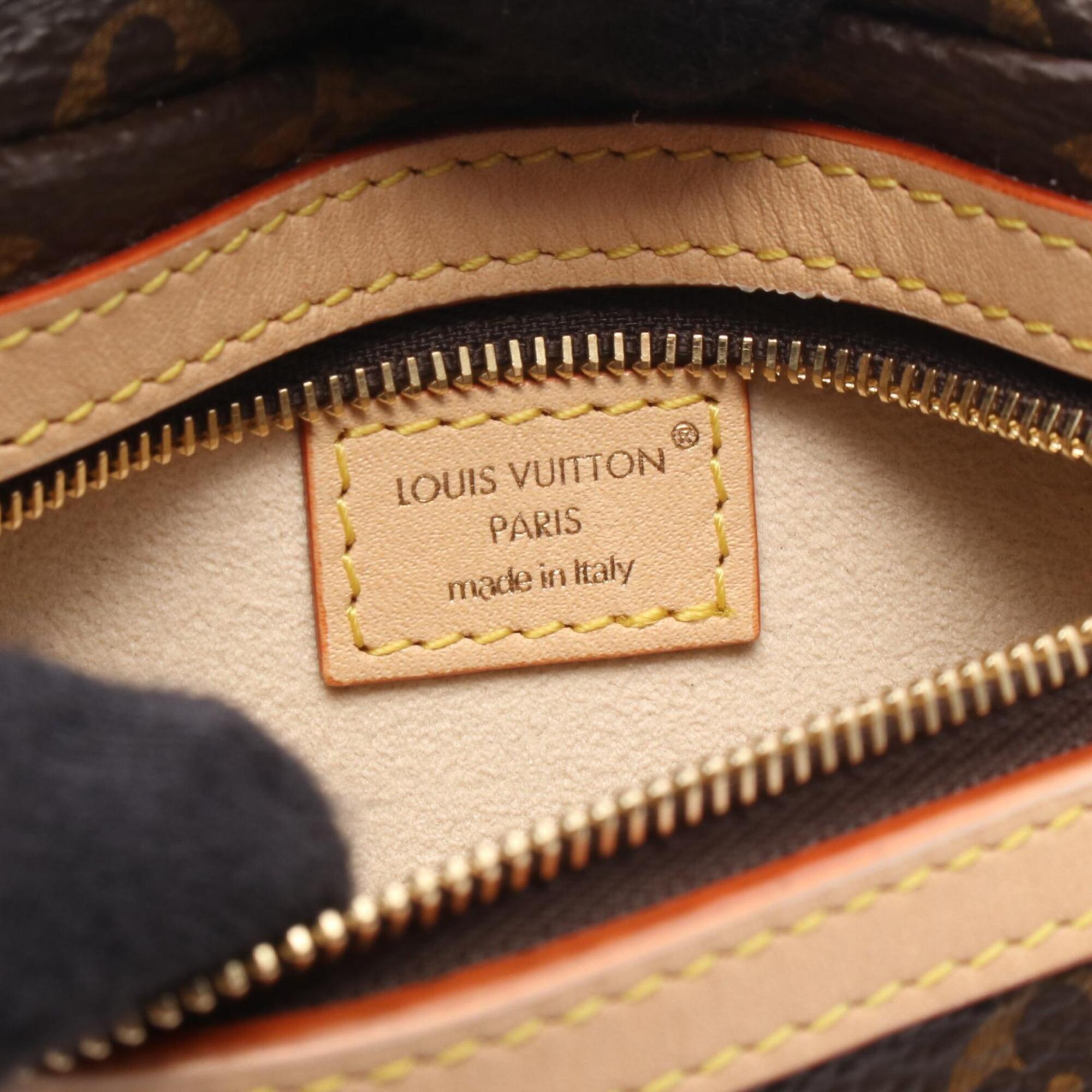Louis Vuitton Brown Monogram Monogram Leather Coated Canvas Fanny Pack Handbag (Pre-Owned)