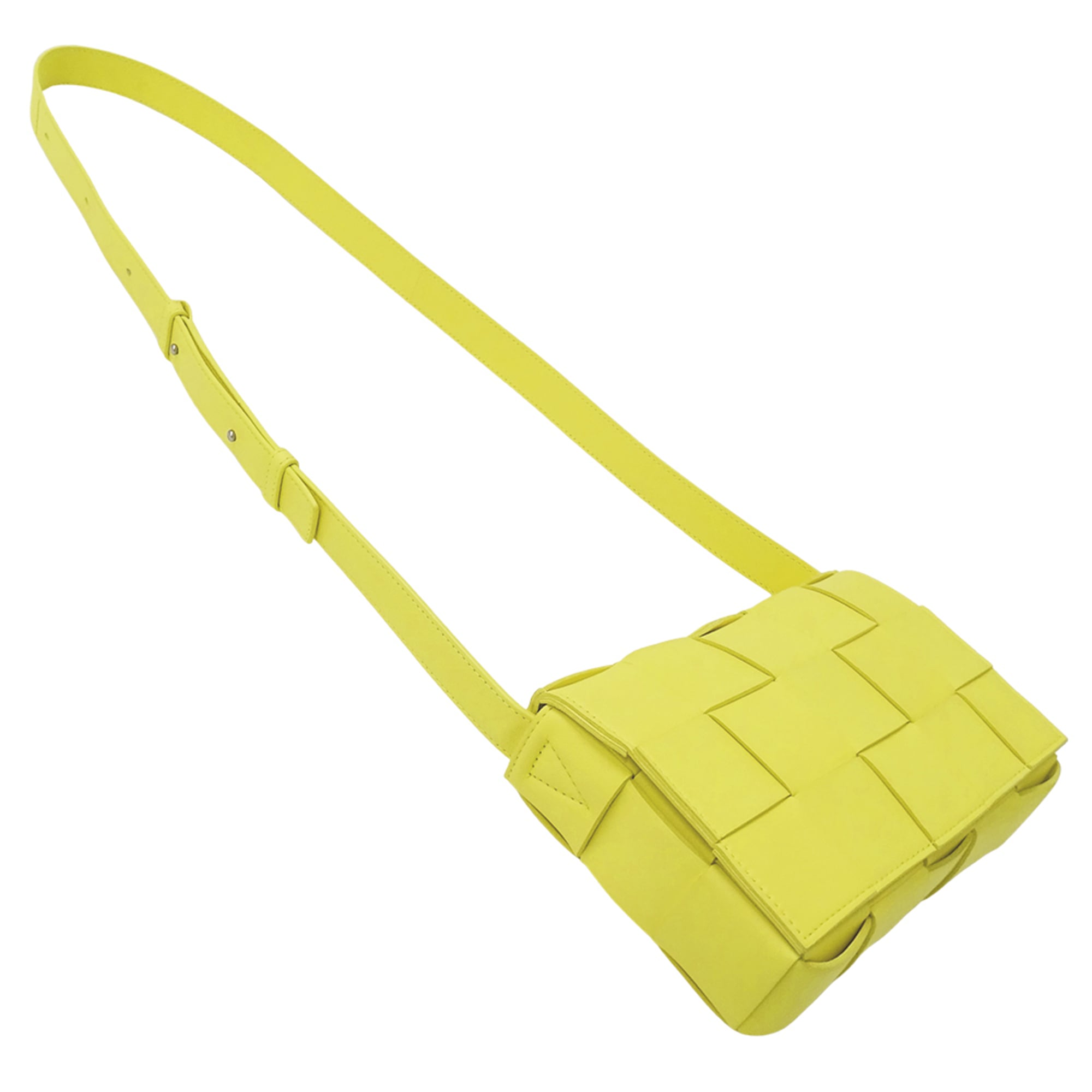 Bottega Veneta Yellow Leather Shoulder Bag (Pre-Owned)