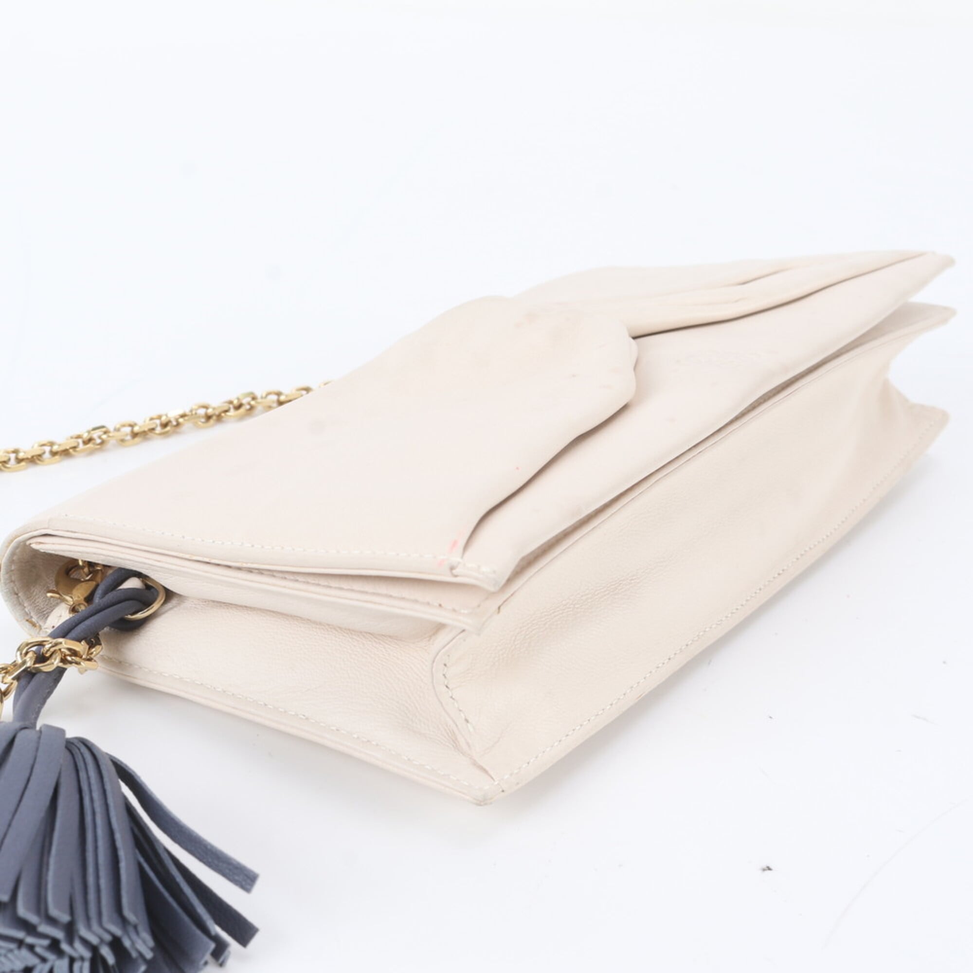 Loewe Ivory Leather Crossbody Bag Shoulder Bag (Pre-Owned)