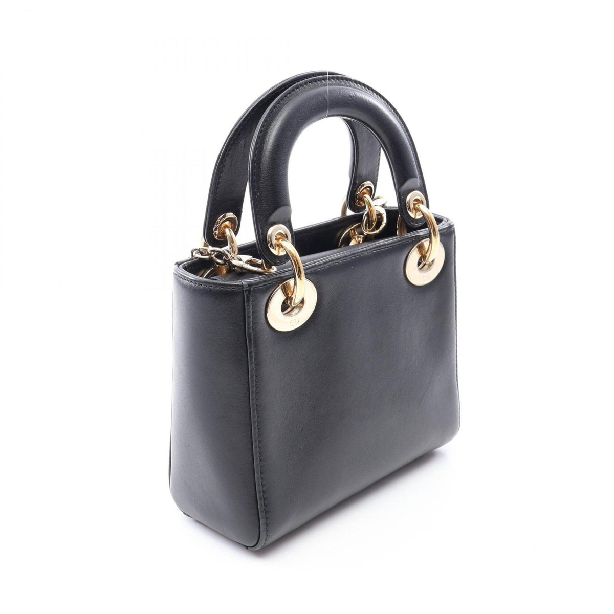Christian Dior Black Leather Handbag (Pre-Owned)