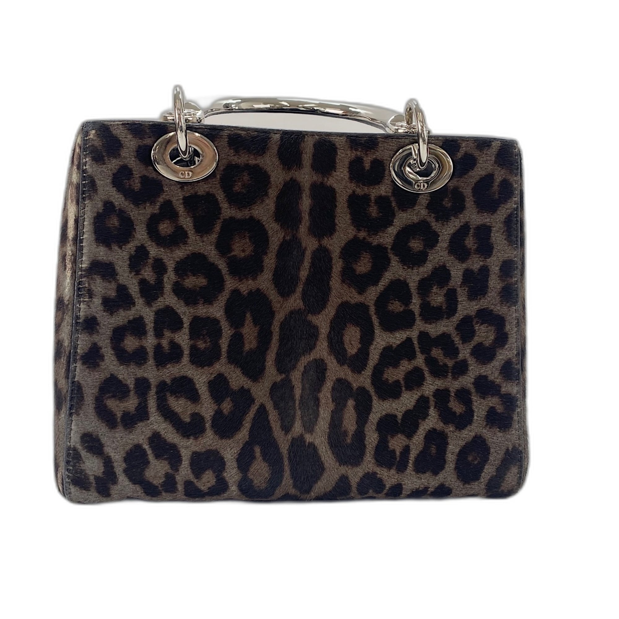 Christian Dior Lady Dior Brown Handbag Shoulder Bag (Pre-Owned)