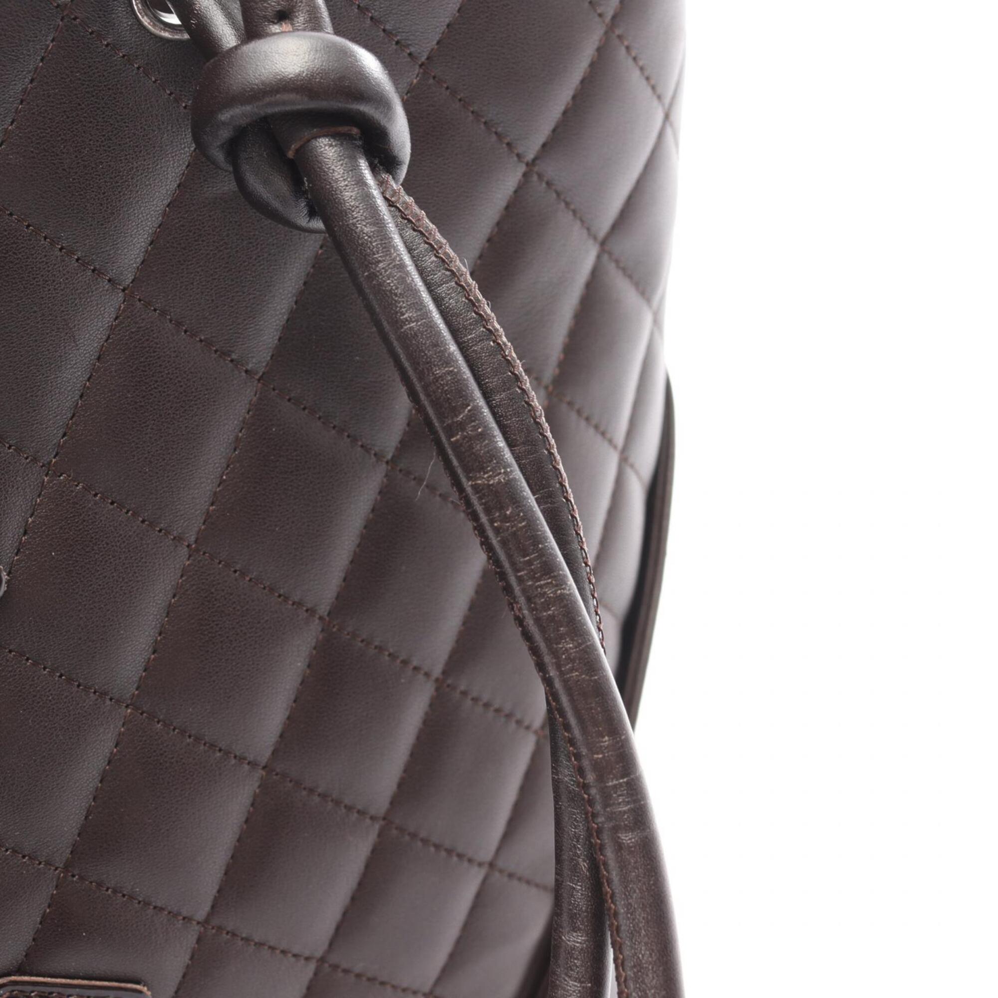 Chanel Brown Cambon Ligne Handbag Tote Bag (Pre-Owned)