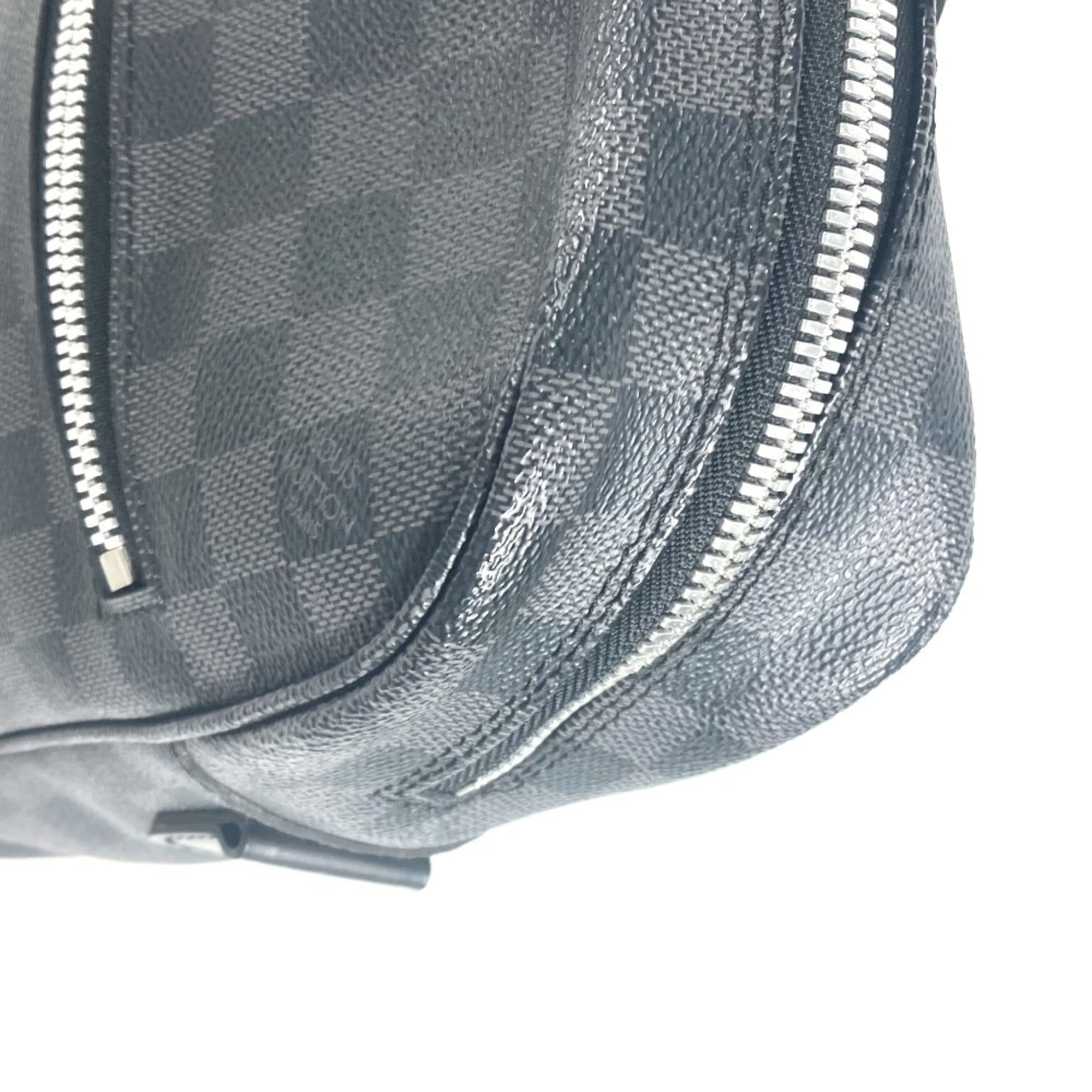 Louis Vuitton Black Damier Graphite Handbag Tote Bag (Pre-Owned)