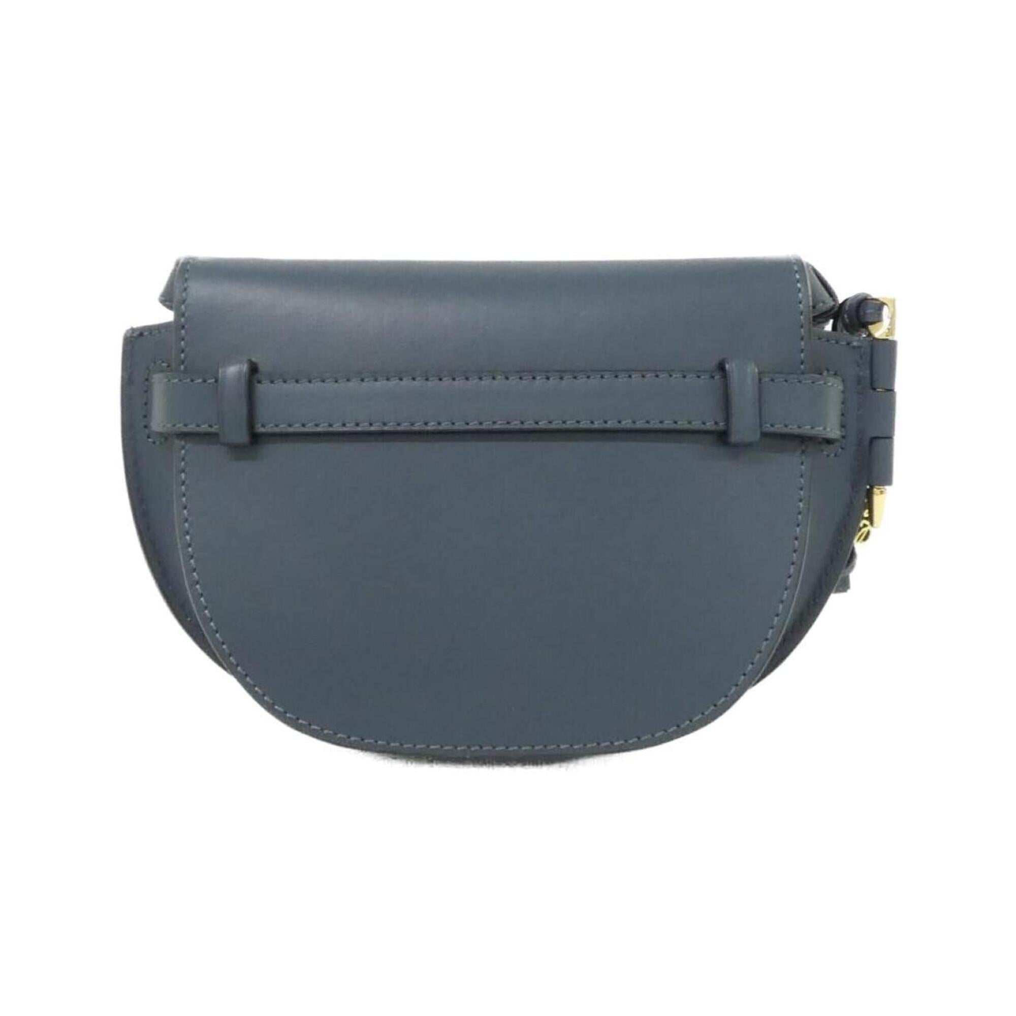 Loewe Blue Leather Shoulder Bag (Pre-Owned)