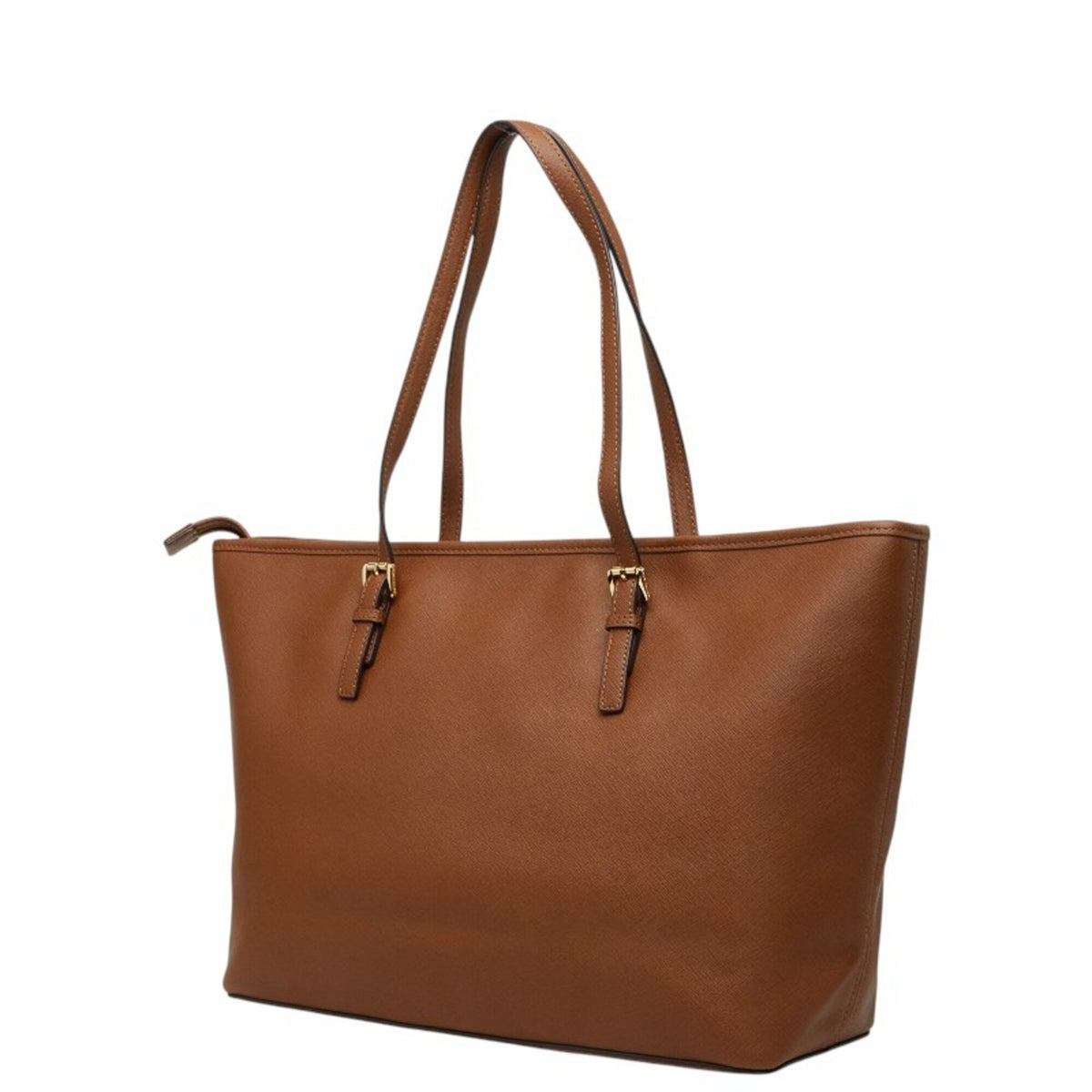 Michael Kors Brown Pvc Leather Handbag Tote Bag (Pre-Owned)