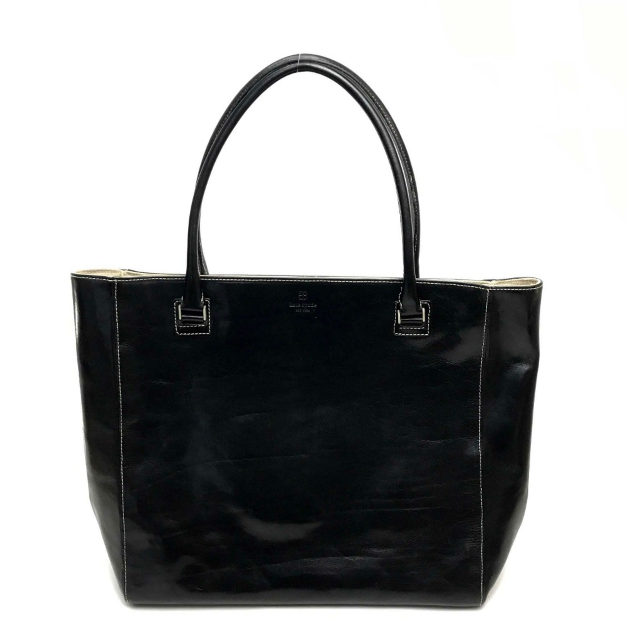 Kate Spade Black Leather Tote Bag (Pre-Owned)