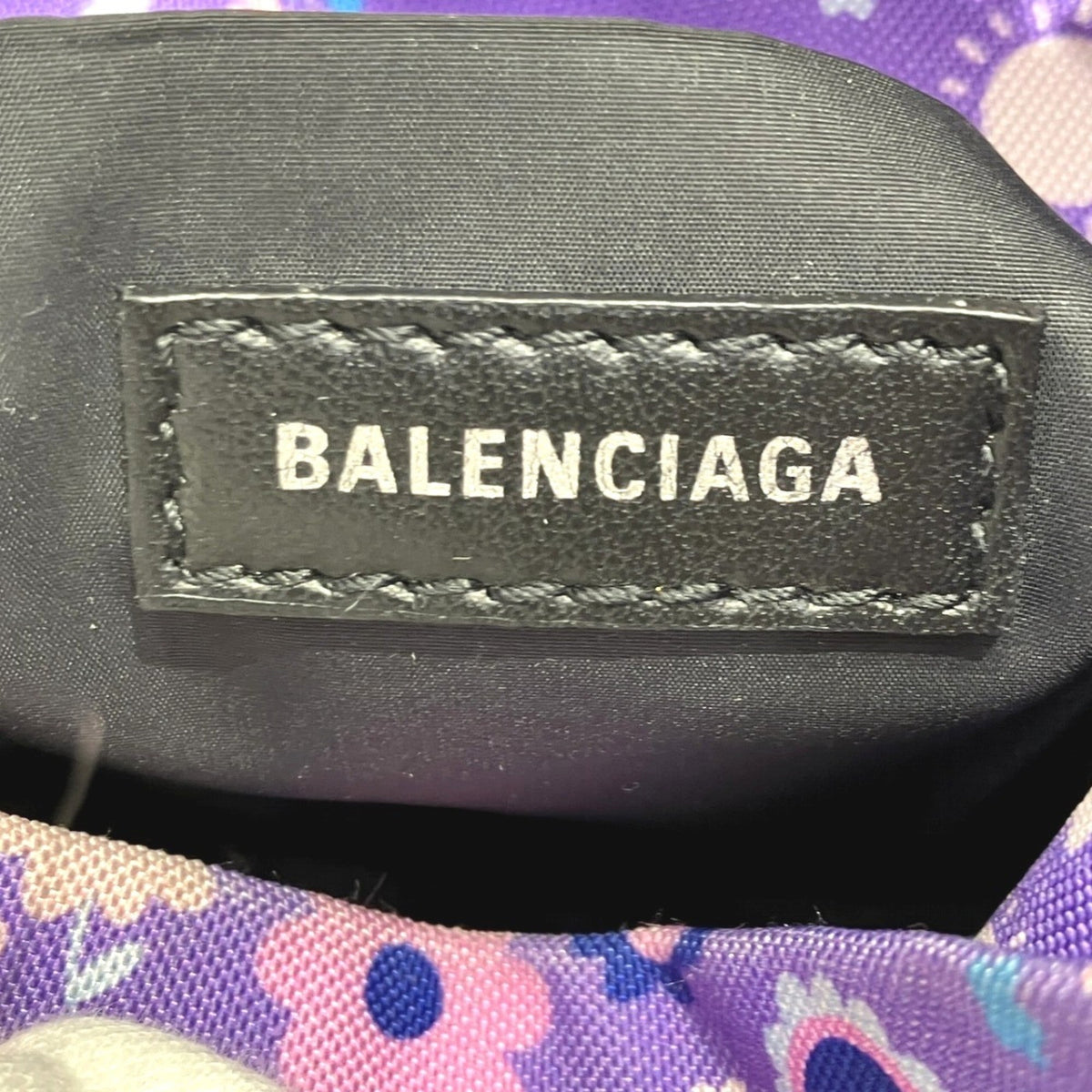 Balenciaga Purple Canvas Shoulder Bag (Pre-Owned)