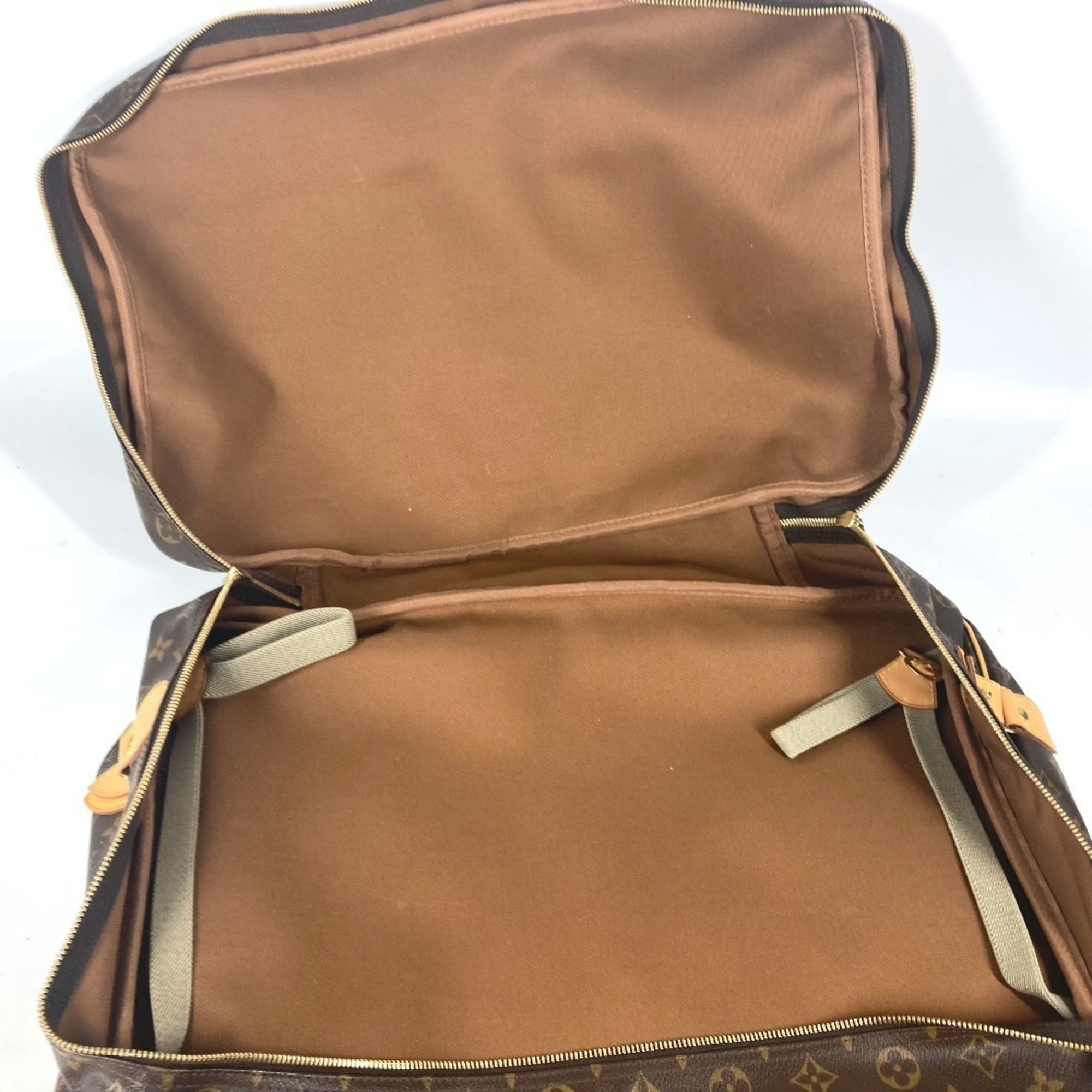 Louis Vuitton Brown Monogram Monogram Boston Bag Handbag Shoulder Bag (Pre-Owned)