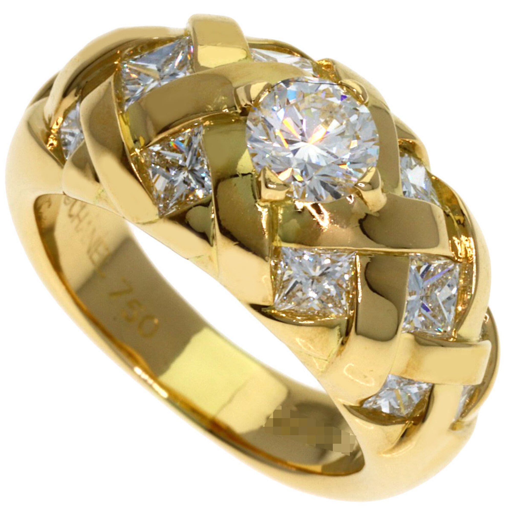 Chanel Yellow Gold (18K) Band Ring (Pre-Owned)