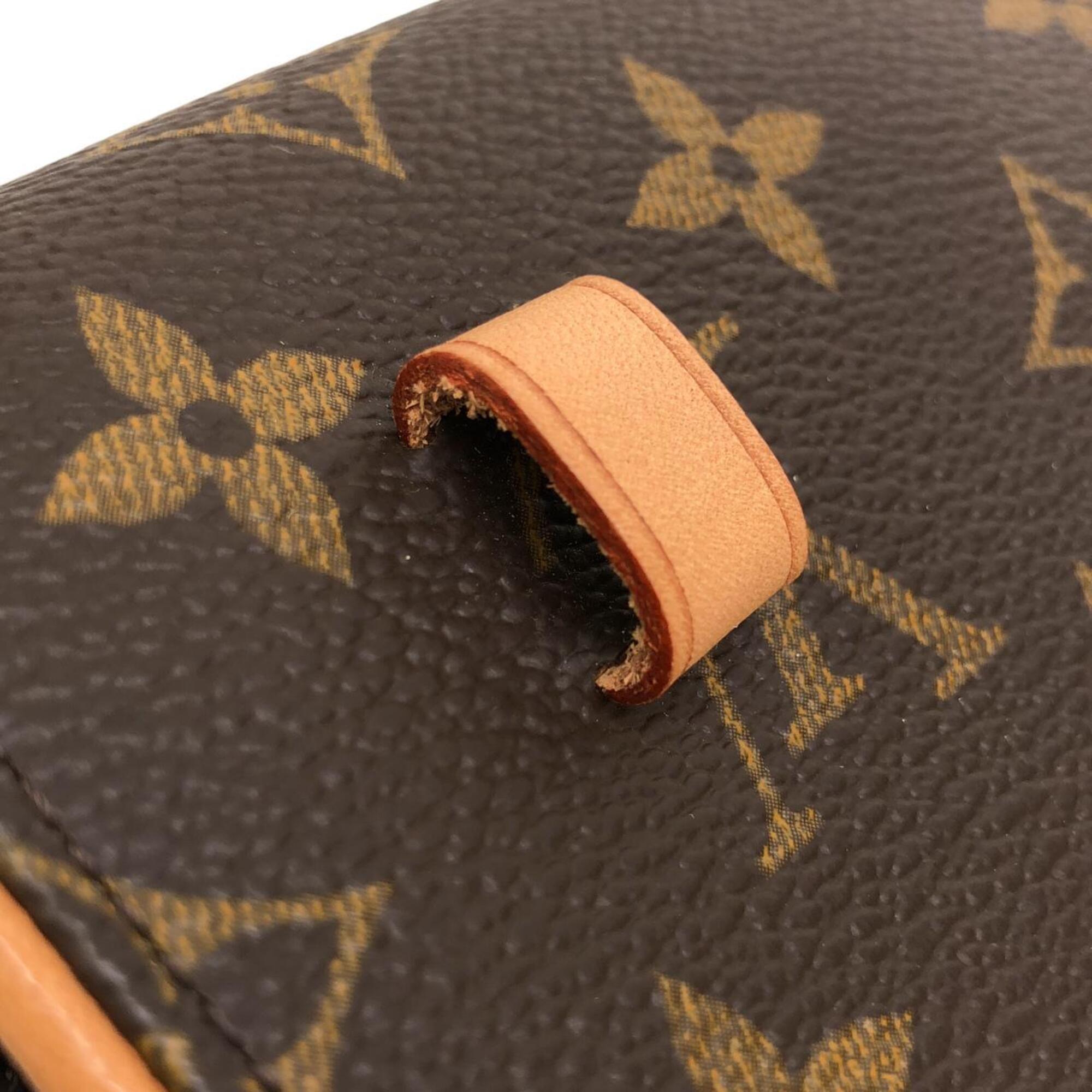 Louis Vuitton Marron Coated Canvas Fanny Pack (Pre-Owned)