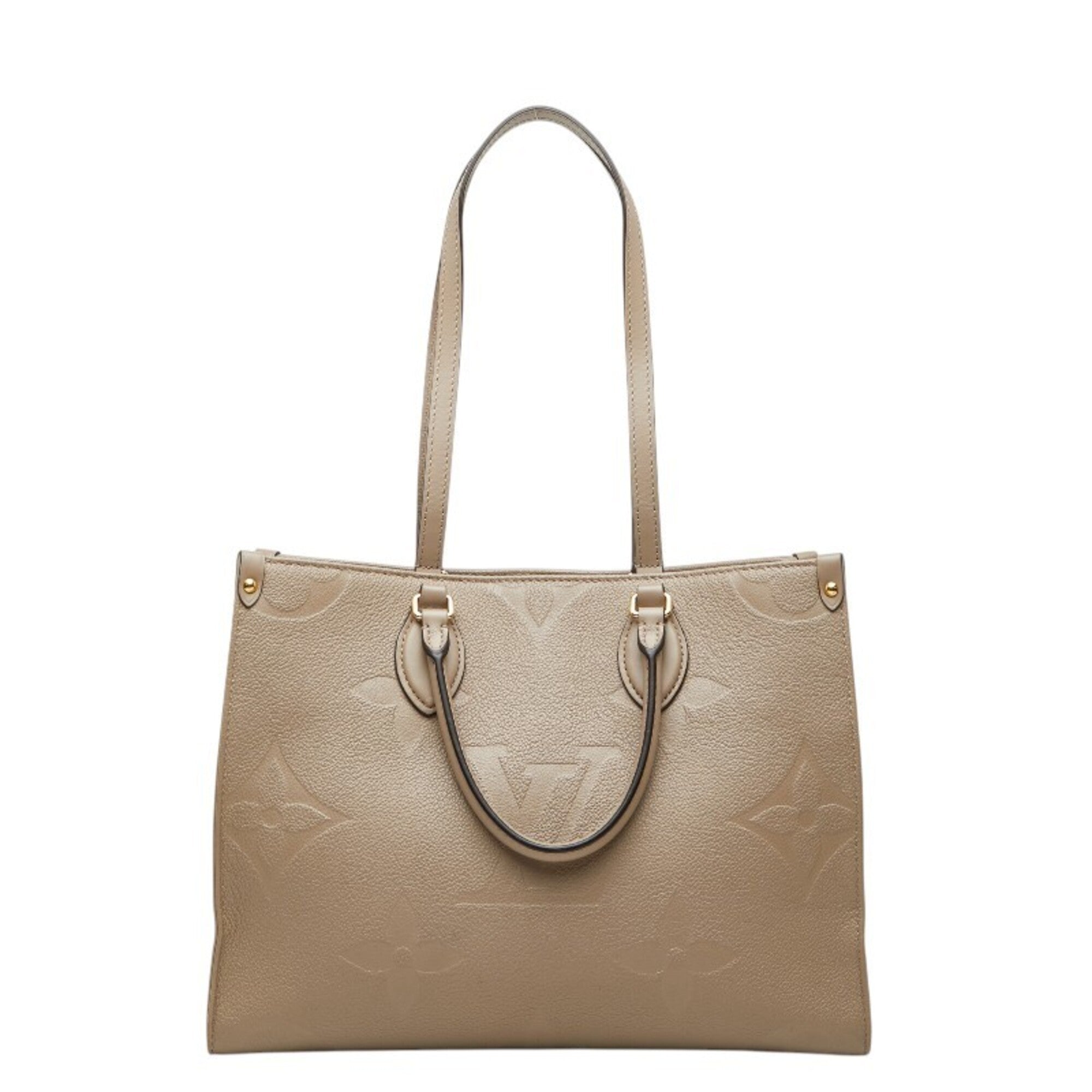 Louis Vuitton Beige Tourterelle Leather Handbag Shoulder Bag (Pre-Owned)