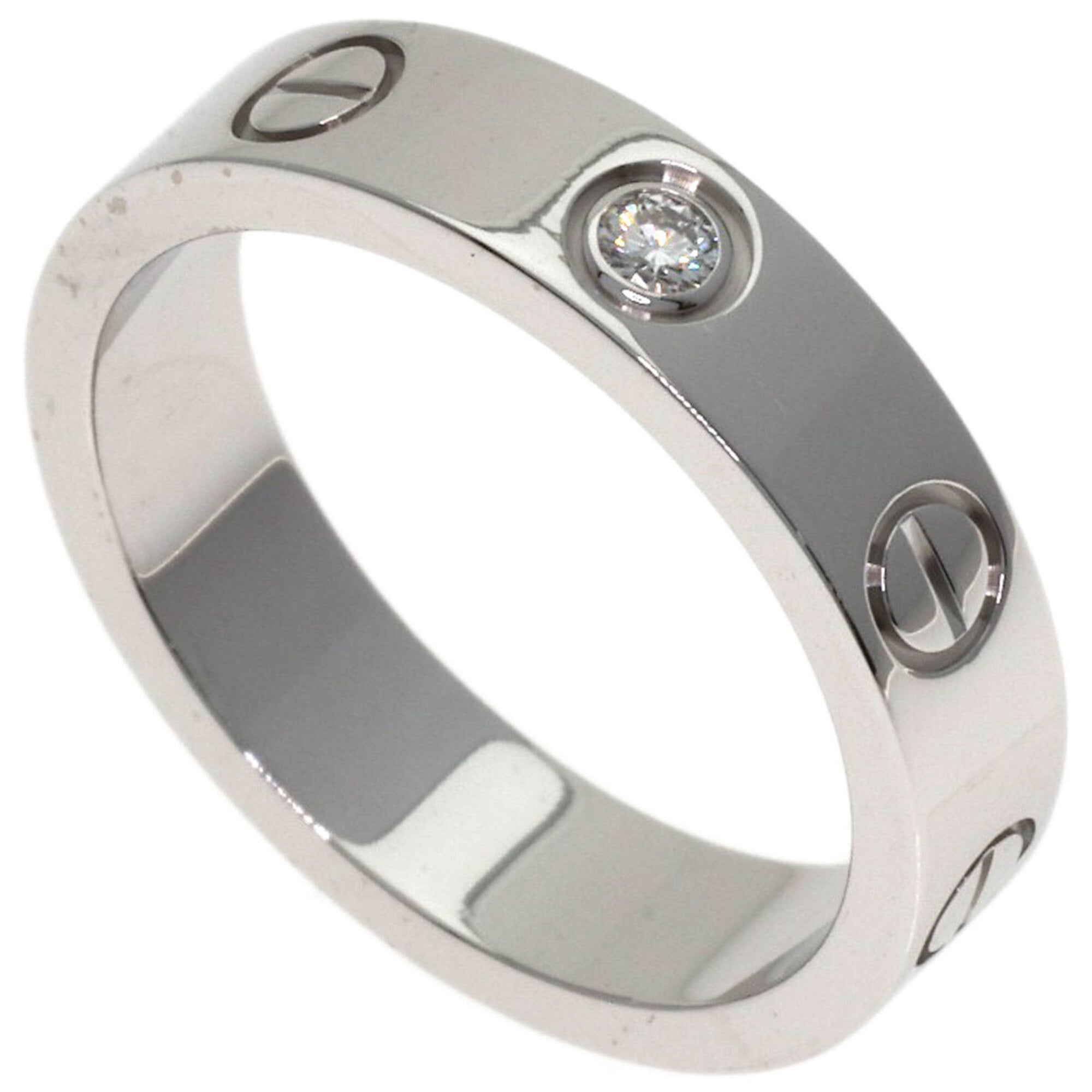 Cartier White Gold White Gold (18K) Band Ring (Pre-Owned)