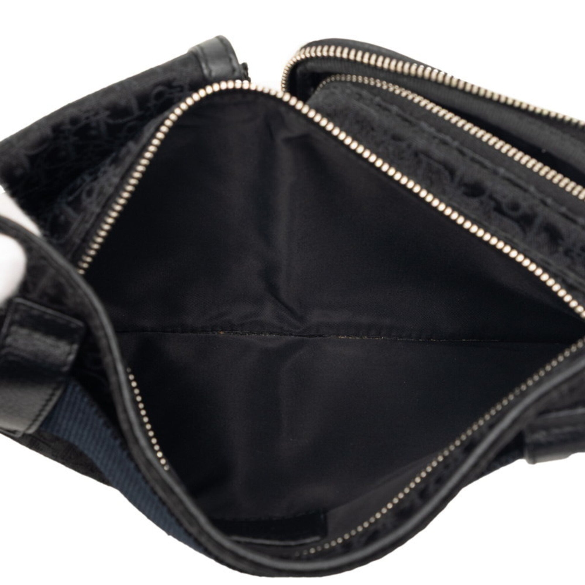 Christian Dior Black Canvas Fanny Pack (Pre-Owned)