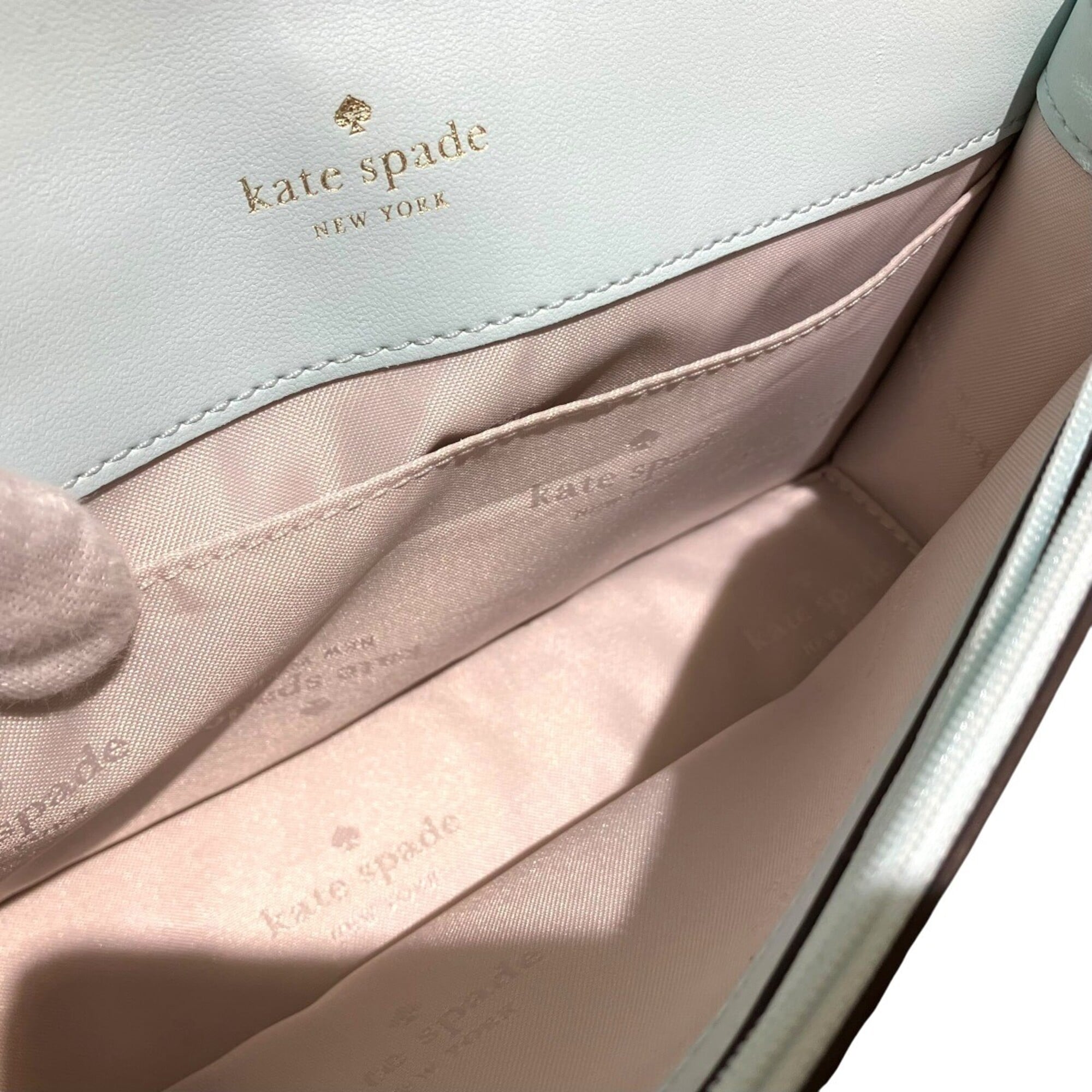 Kate Spade Light Blue Leather Handbag (Pre-Owned)