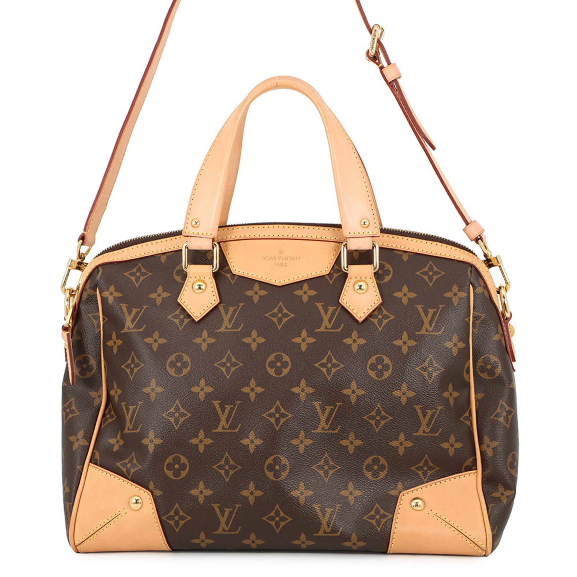 Louis Vuitton Monogram Beige Monogram Handbag Shoulder Bag (Pre-Owned)