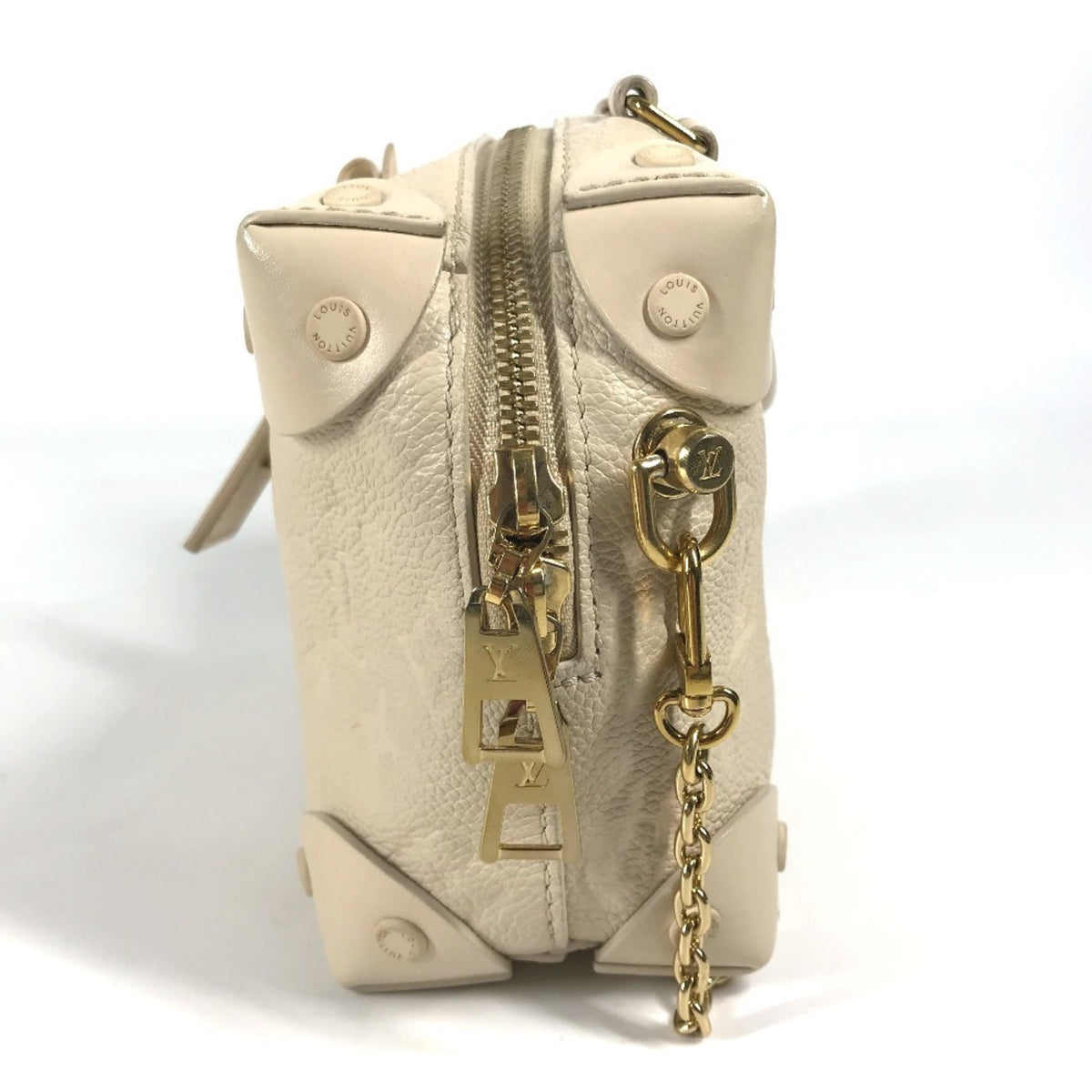 Louis Vuitton White Monogram Empreinte Handbag Shoulder Bag (Pre-Owned)