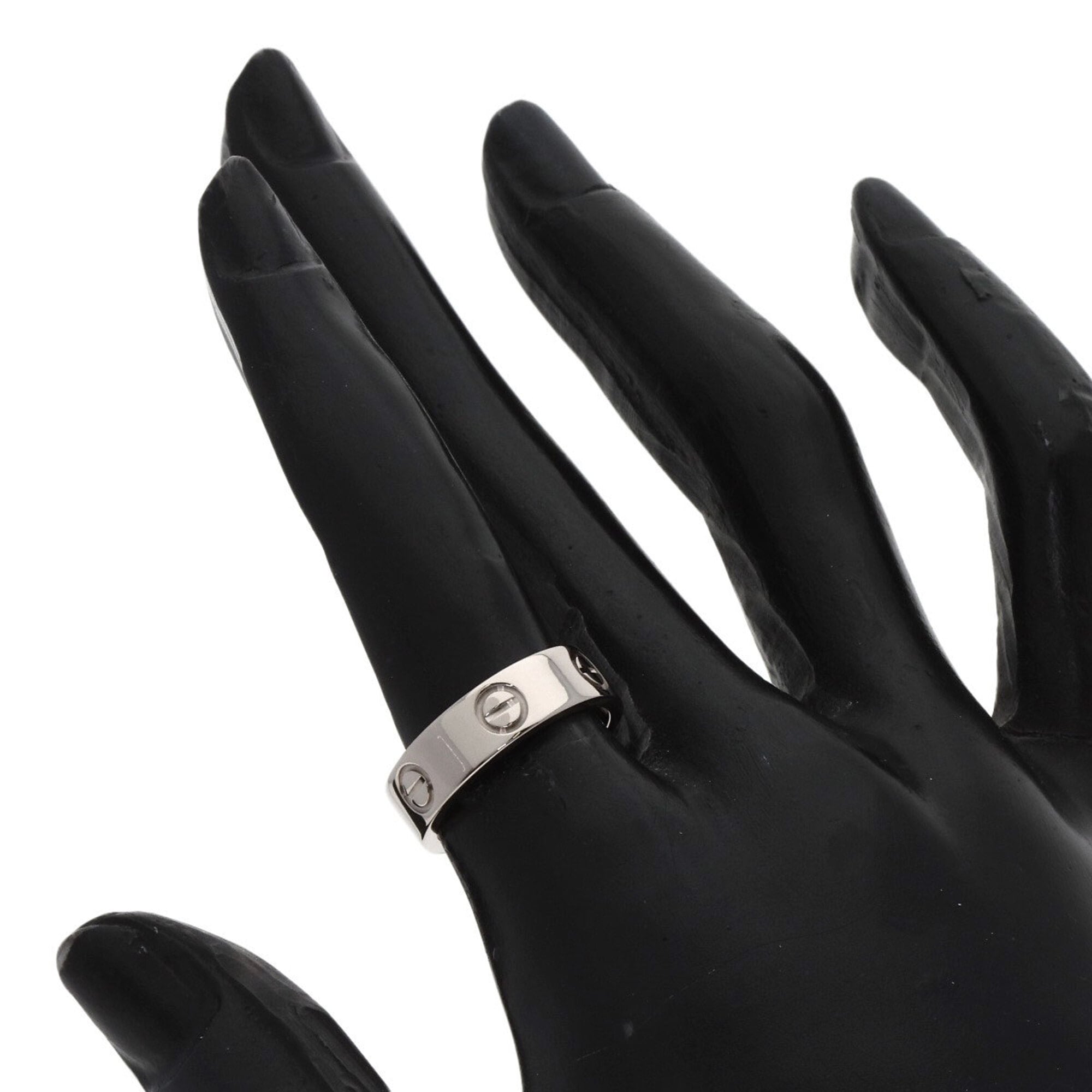 Cartier Love White Gold (18K) Band Ring (Pre-Owned)