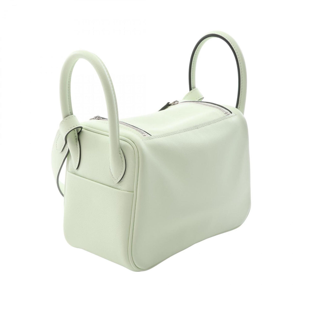 Hermes Green Swift Leather Handbag Shoulder Bag (Pre-Owned)