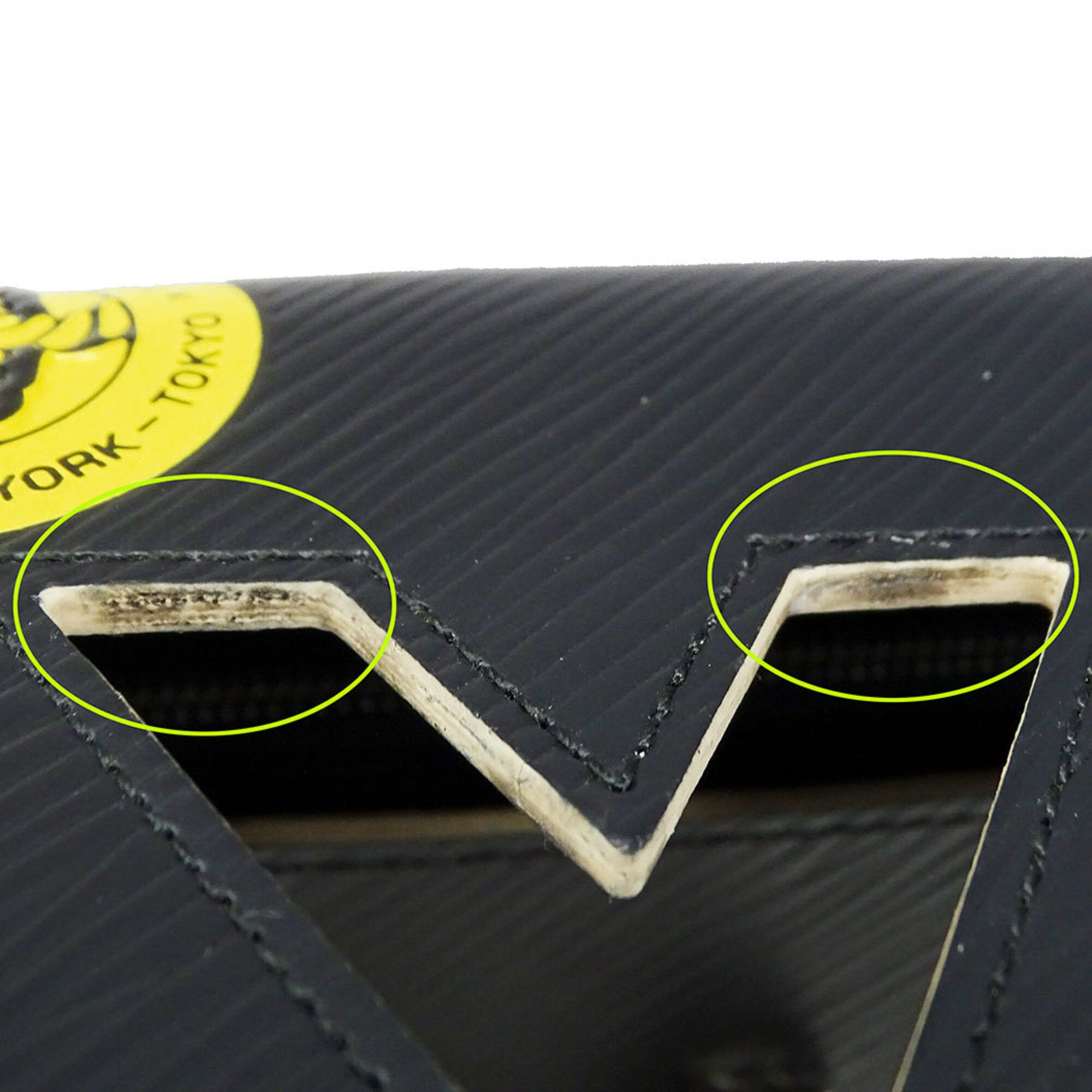 Louis Vuitton Black Multi-Color Noir Epi Leather Long Wallet (Bi-Fold) (Pre-Owned)