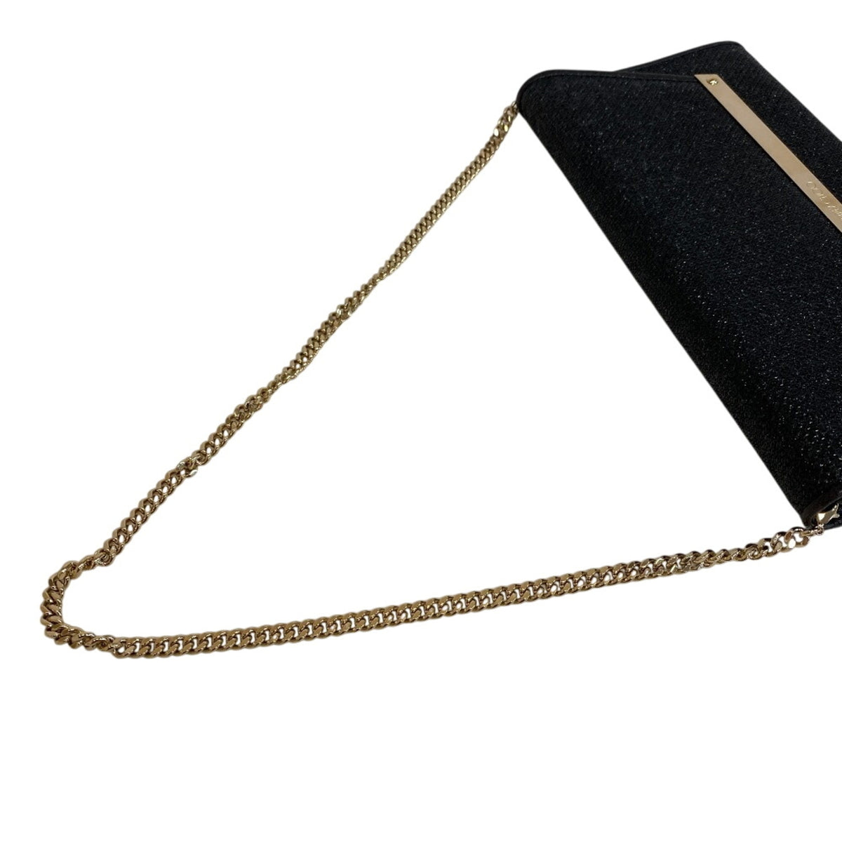 Jimmy Choo Black Leather Shoulder Bag (Pre-Owned)