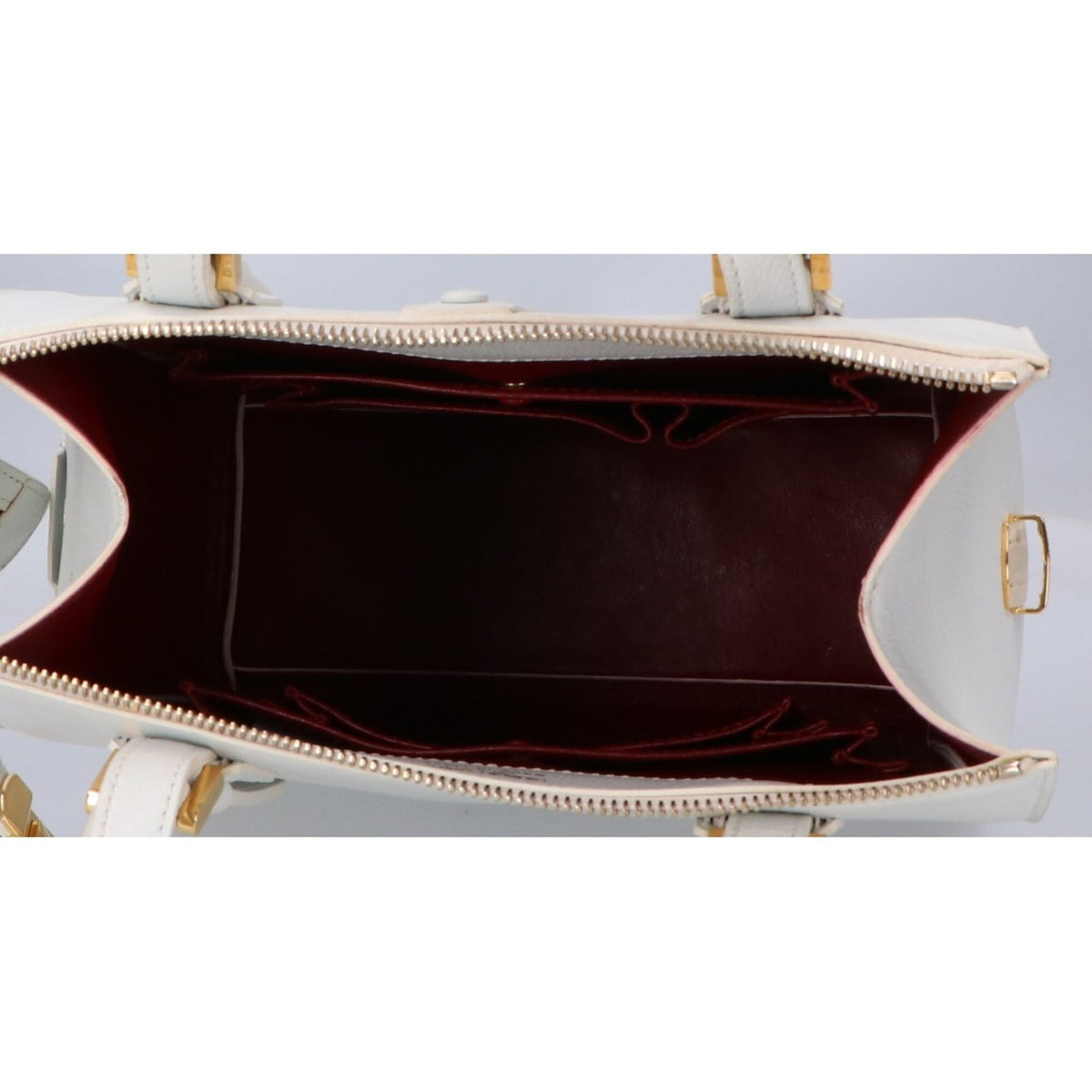Giorgio Armani White Leather Handbag (Pre-Owned)