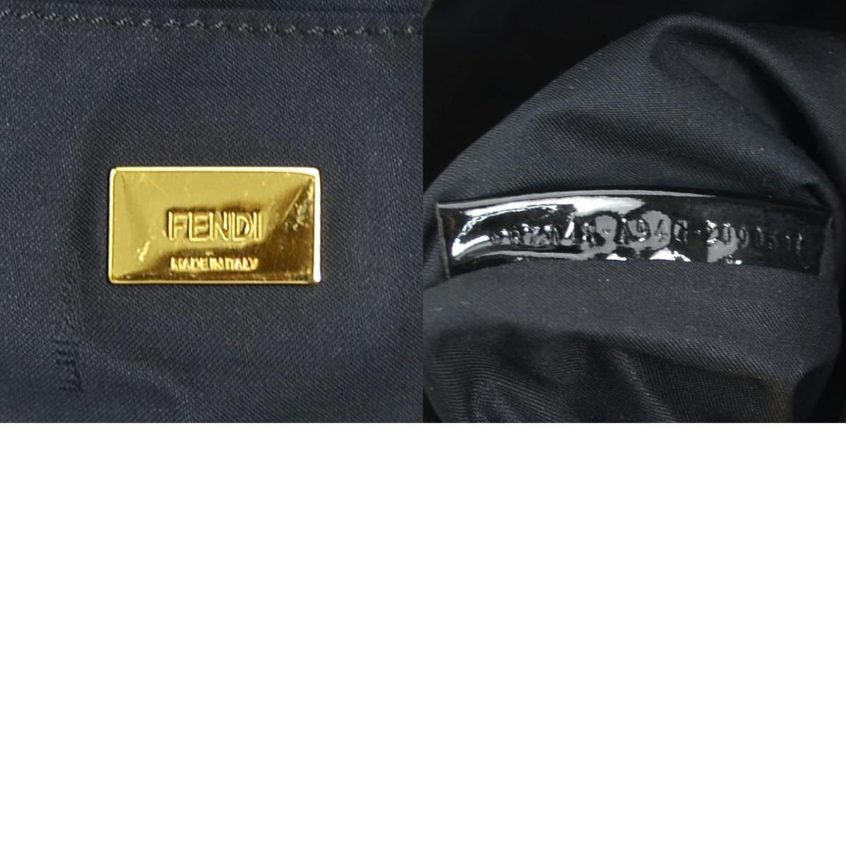 Fendi Black Nylon Backpack (Pre-Owned)