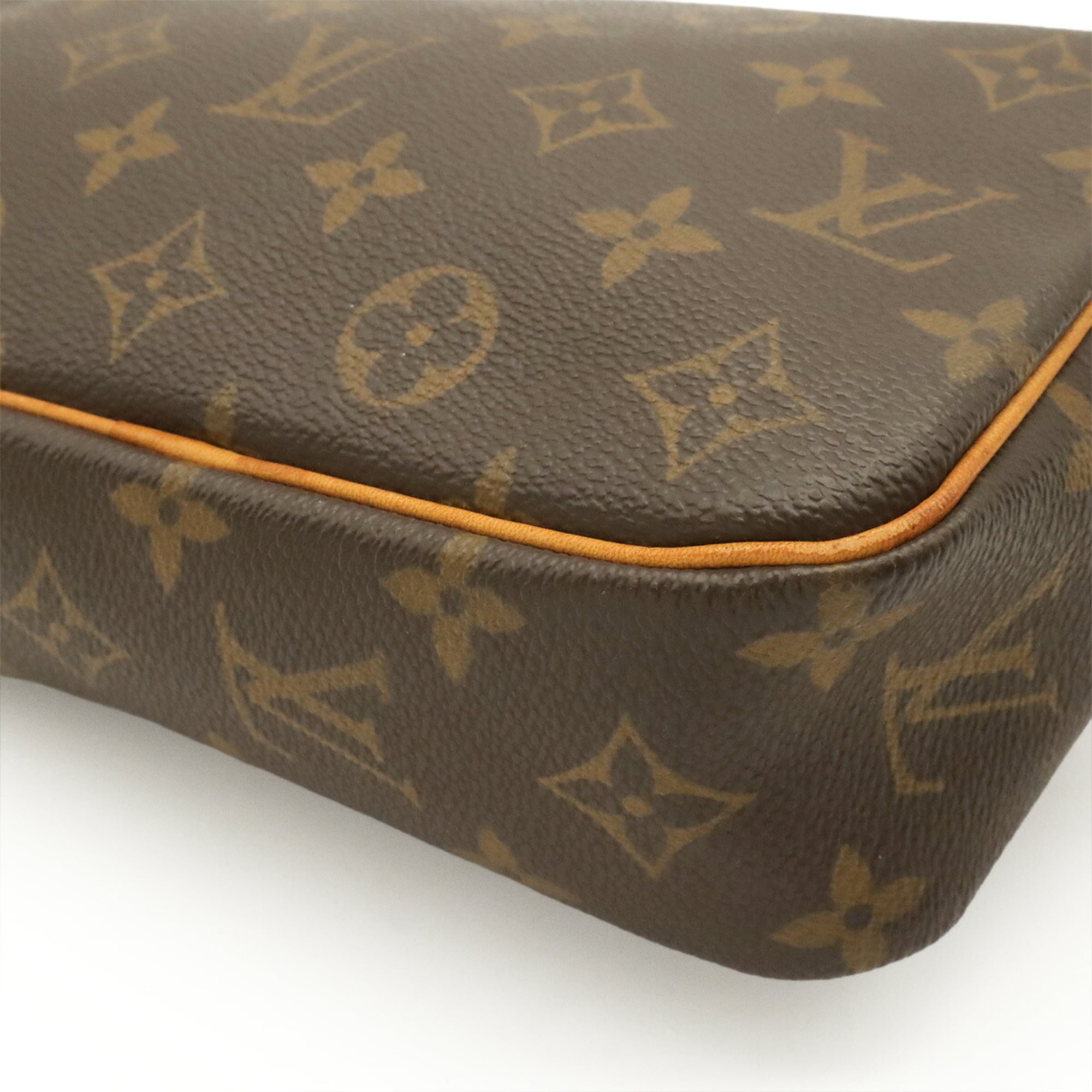 Louis Vuitton Brown Galle Monogram Monogram Handbag Pochette Shoulder Bag (Pre-Owned)