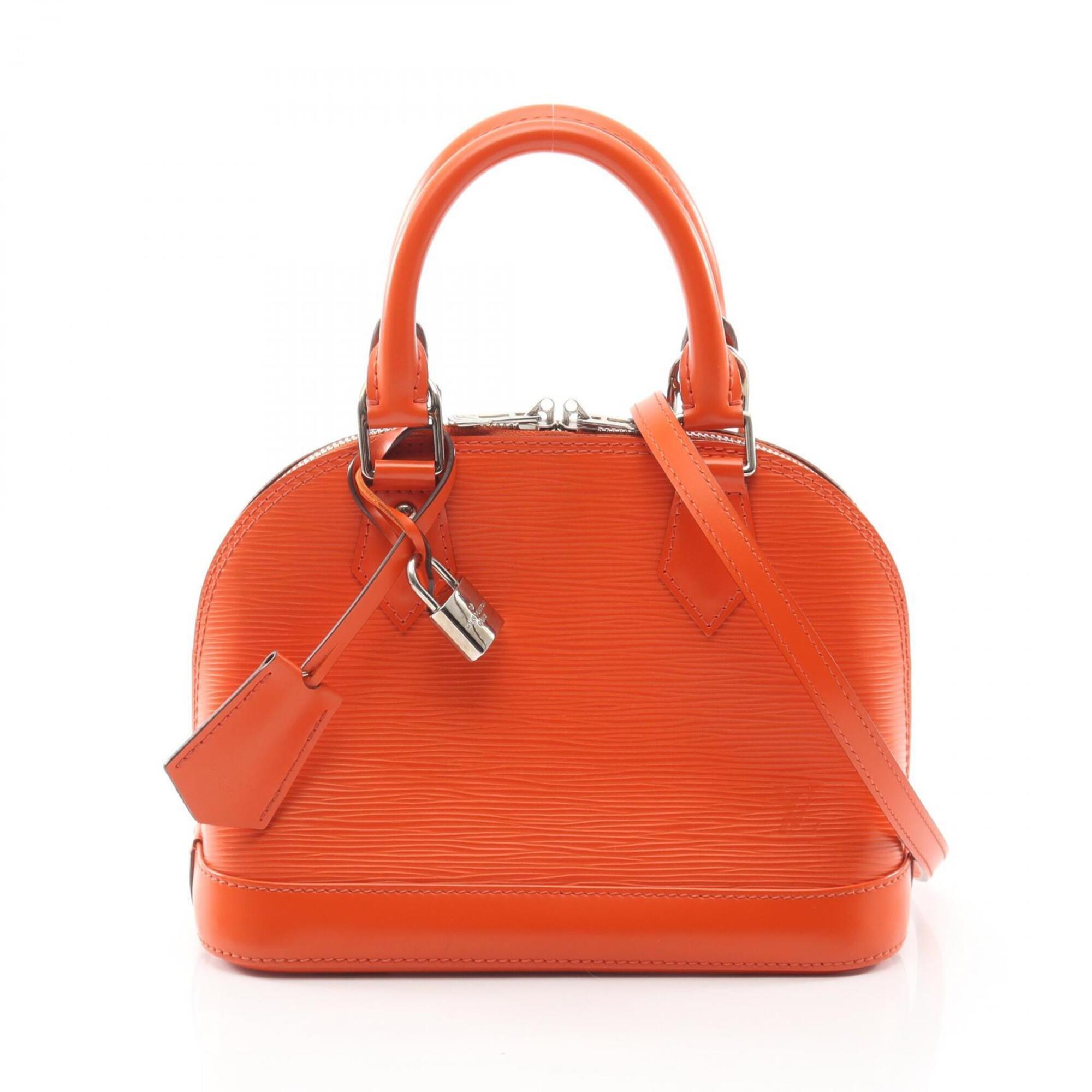 Louis Vuitton Orange Epi Leather Handbag (Pre-Owned)