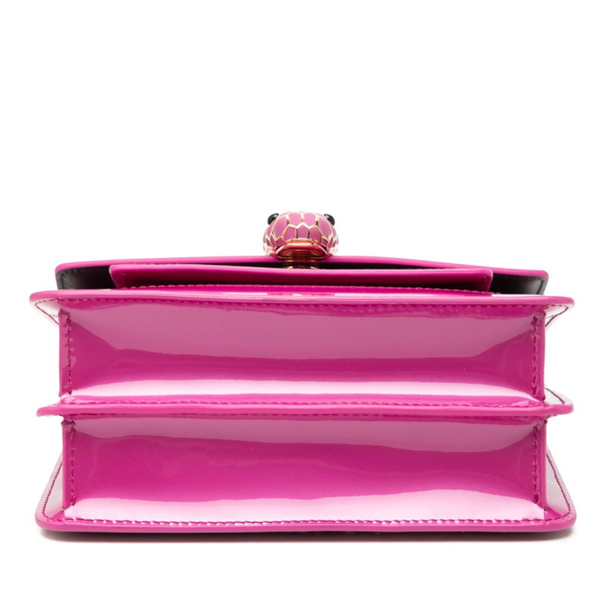 Bvlgari Pink Patent Leather Shoulder Bag (Pre-Owned)