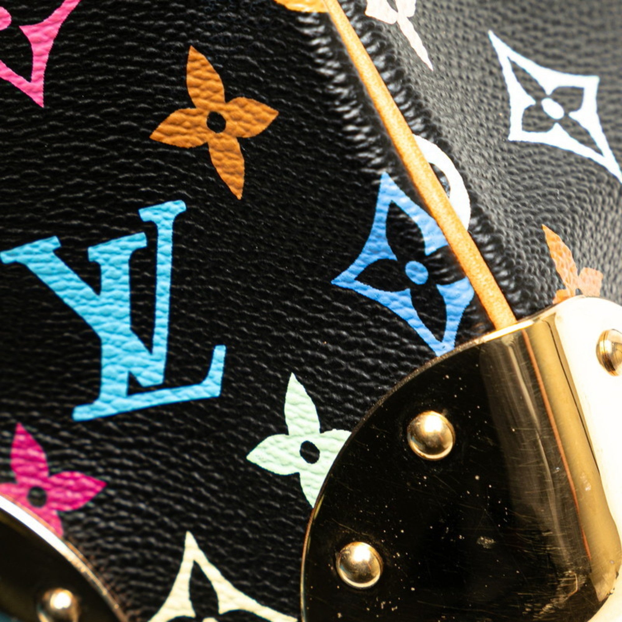 Louis Vuitton Monogram Multicolore Black Noir Pvc Leather Shoulder Bag (Pre-Owned)