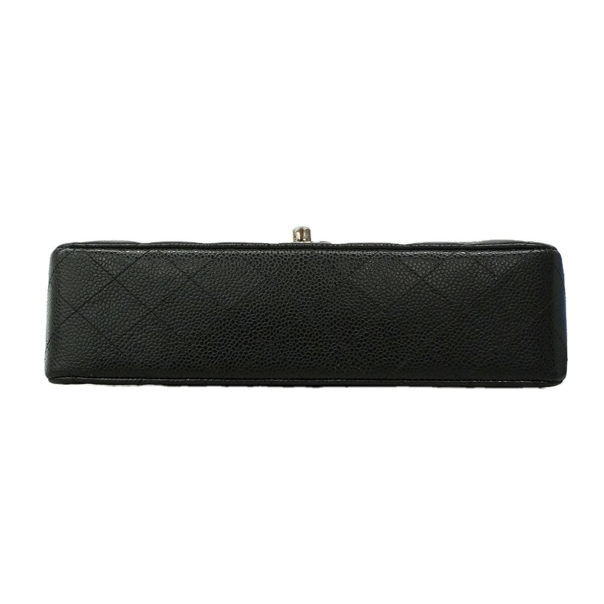 Chanel Black Grained Calfskin Shoulder Bag (Pre-Owned)