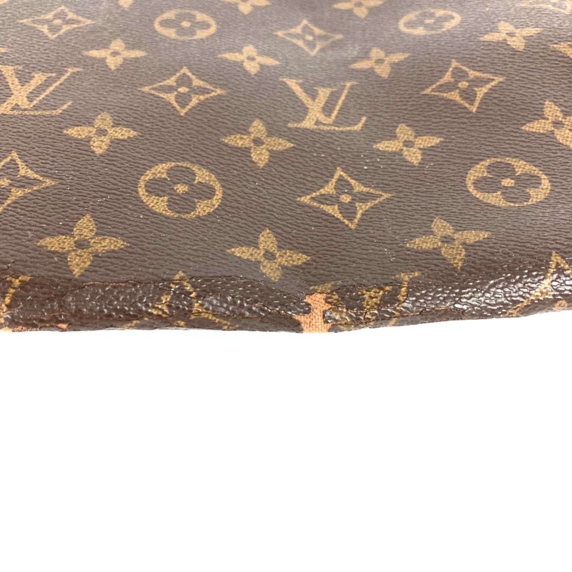 Louis Vuitton Black Brown Monogram Canvas Clutch Bag Handbag Pochette Pouch (Pre-Owned)