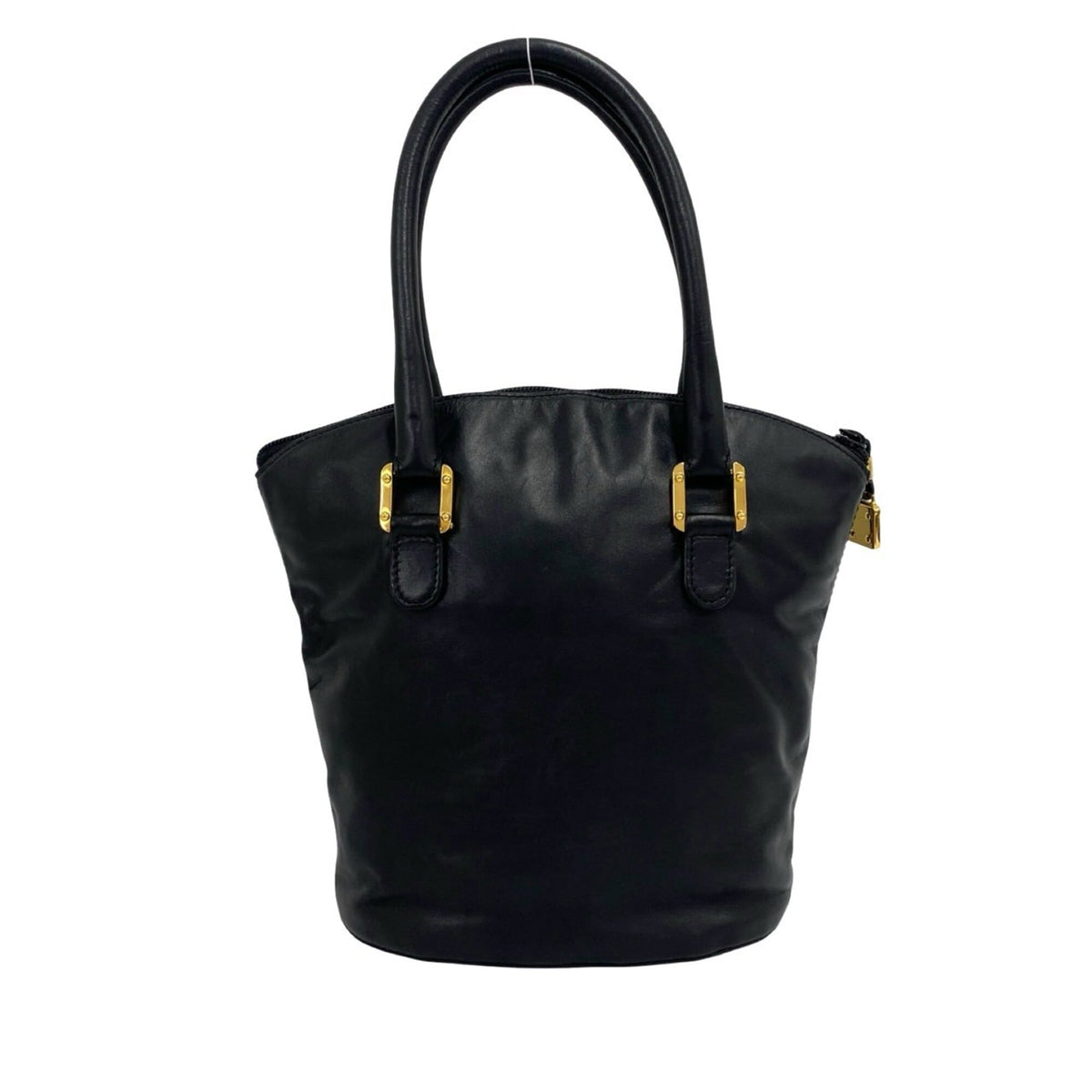 Loewe Black Leather Handbag Tote Bag (Pre-Owned)