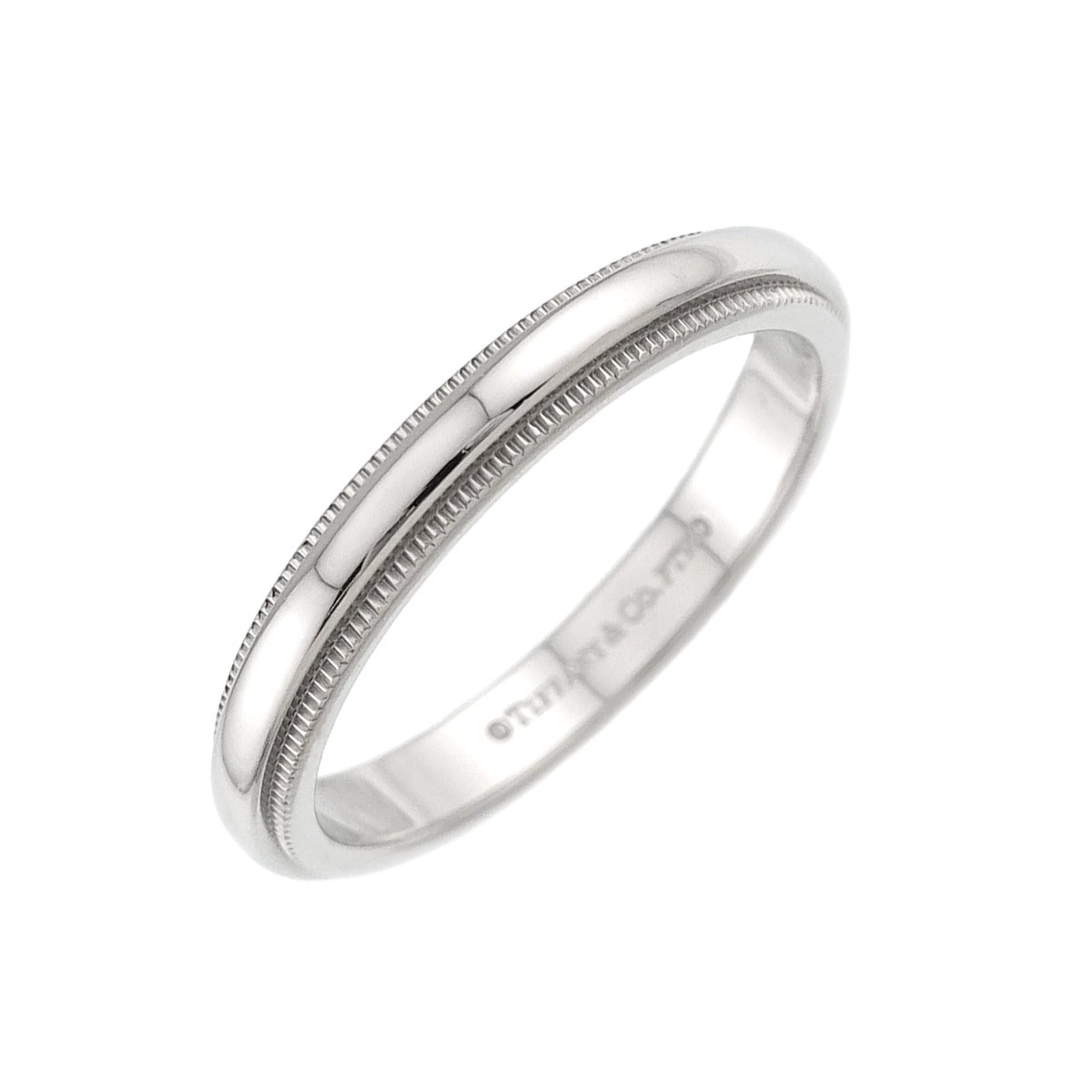 Tiffany Platinum 950 Band Ring (Pre-Owned)