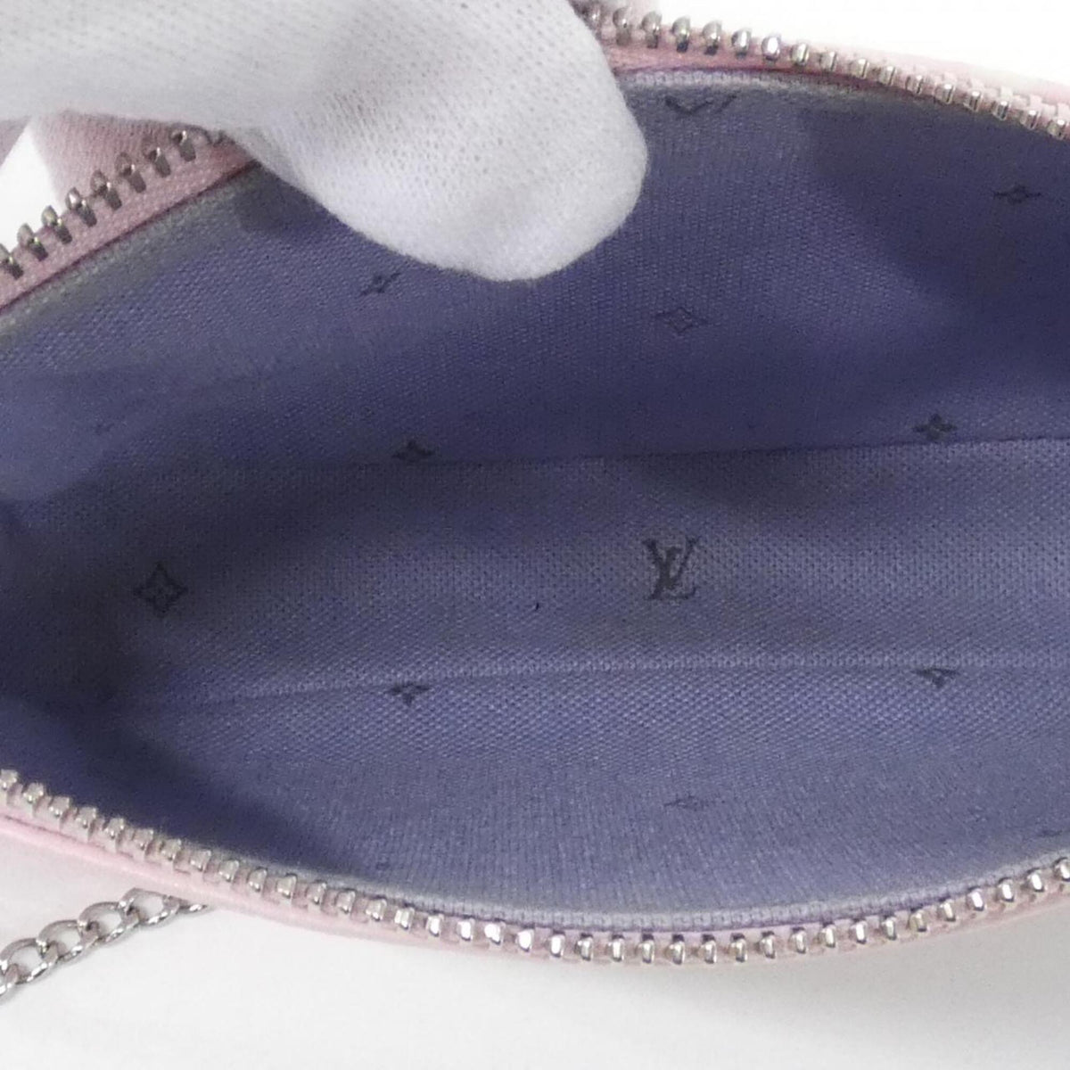 Louis Vuitton Multi-Color Coated Canvas Pochette Pouch (Pre-Owned)