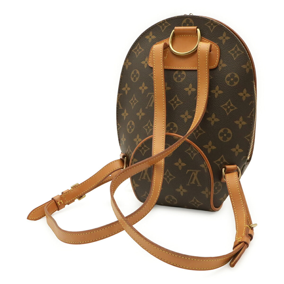 Louis Vuitton Brown Monogram Canvas Backpack Shoulder Bag (Pre-Owned)