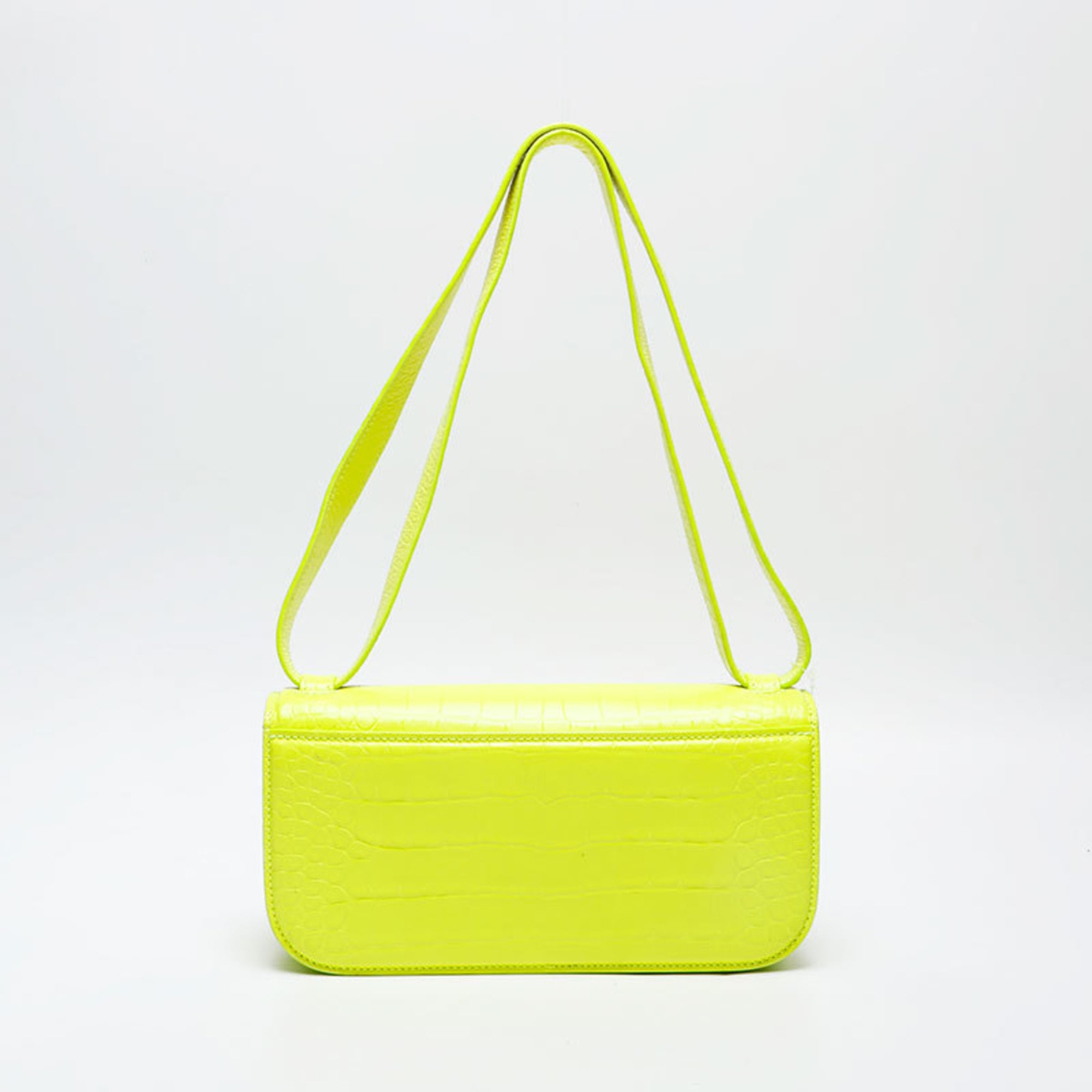 Balenciaga Yellow Leather Shoulder Bag (Pre-Owned)