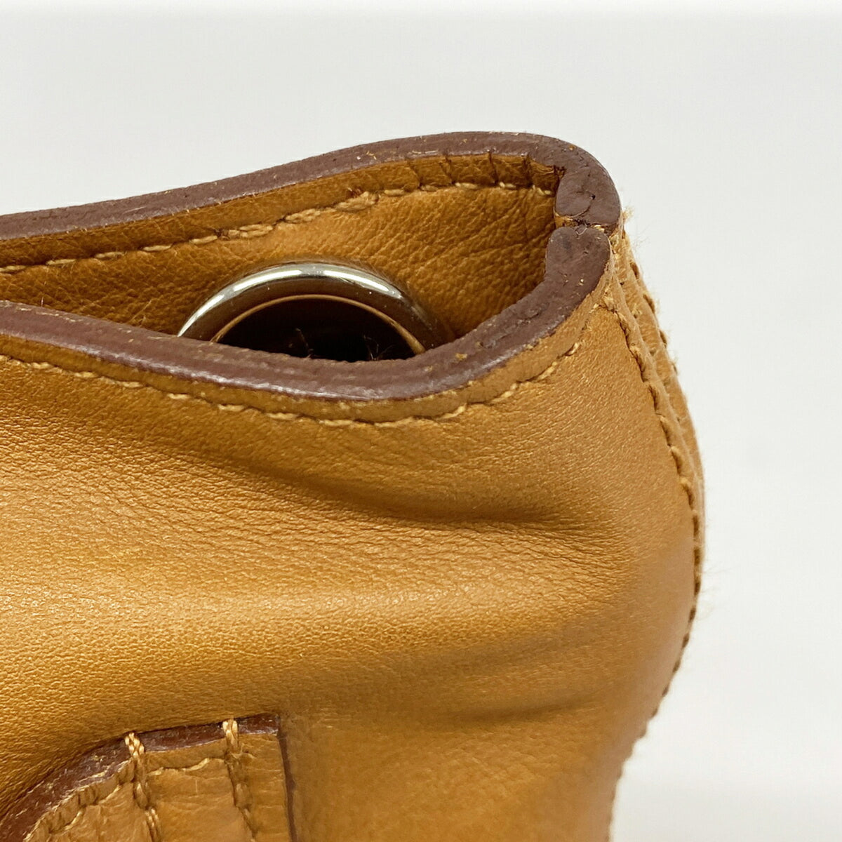 Hermes Brown Leather Tote Bag (Pre-Owned)