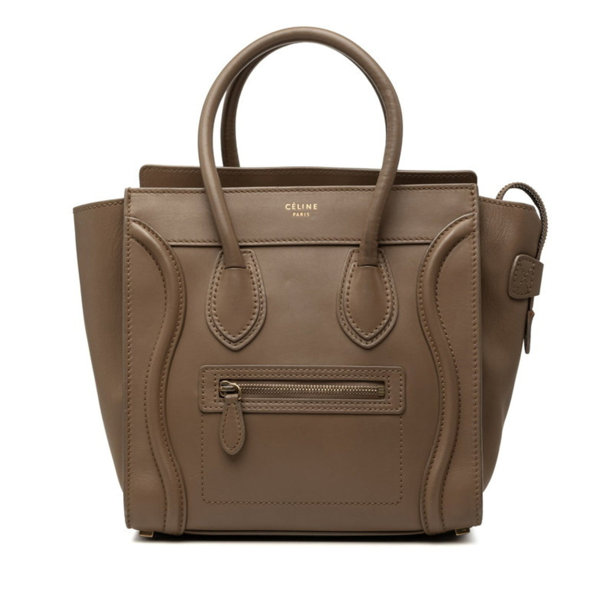 Celine Luggage Beige Leather Handbag (Pre-Owned)