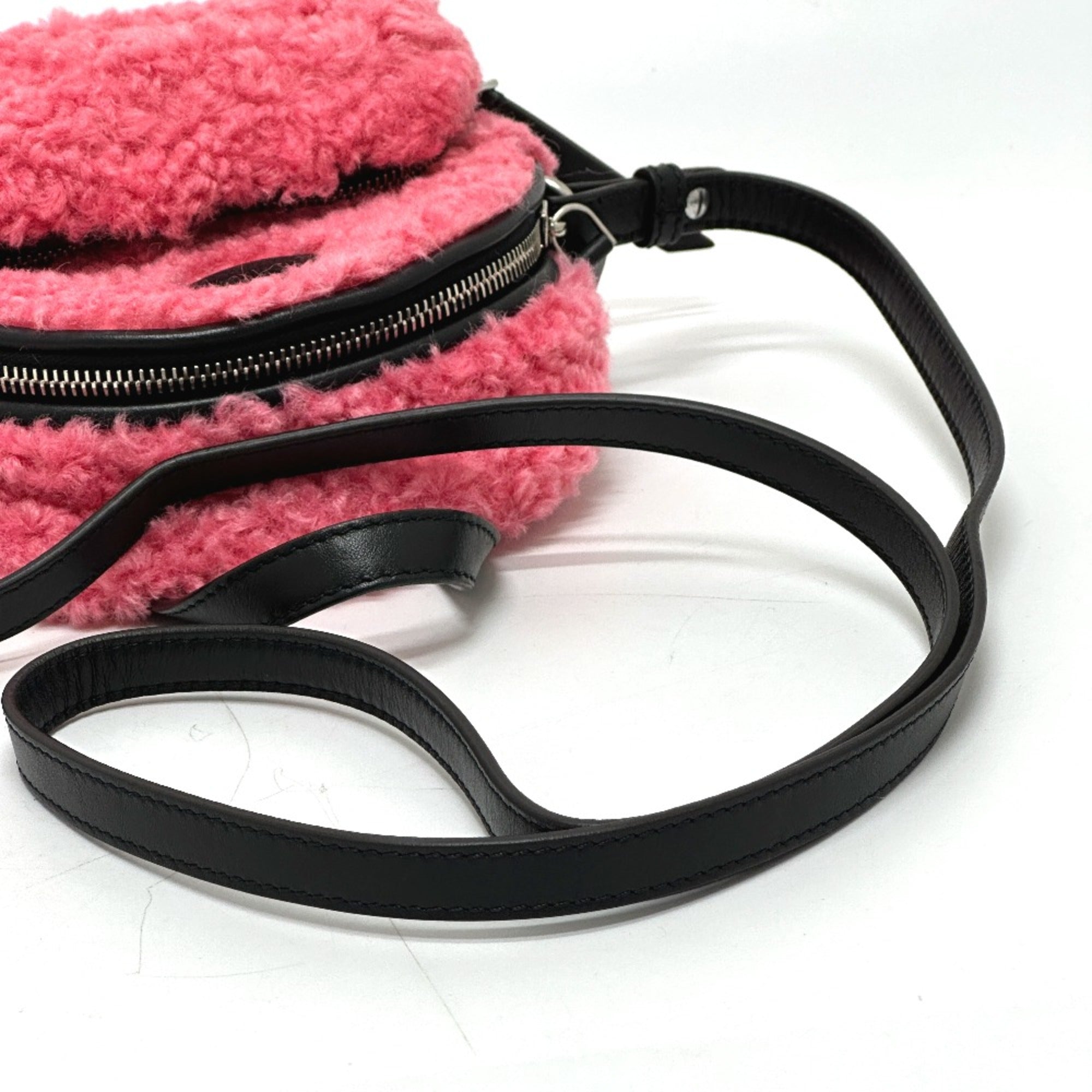 Moncler Pink Polyester Shoulder Bag (Pre-Owned)