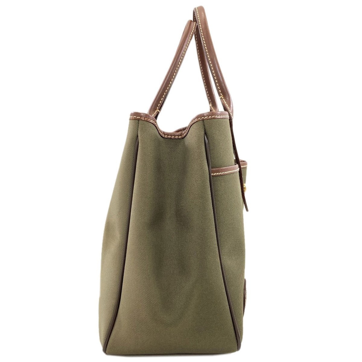 Hunting World Brown Khaki Canvas Tote Bag (Pre-Owned)