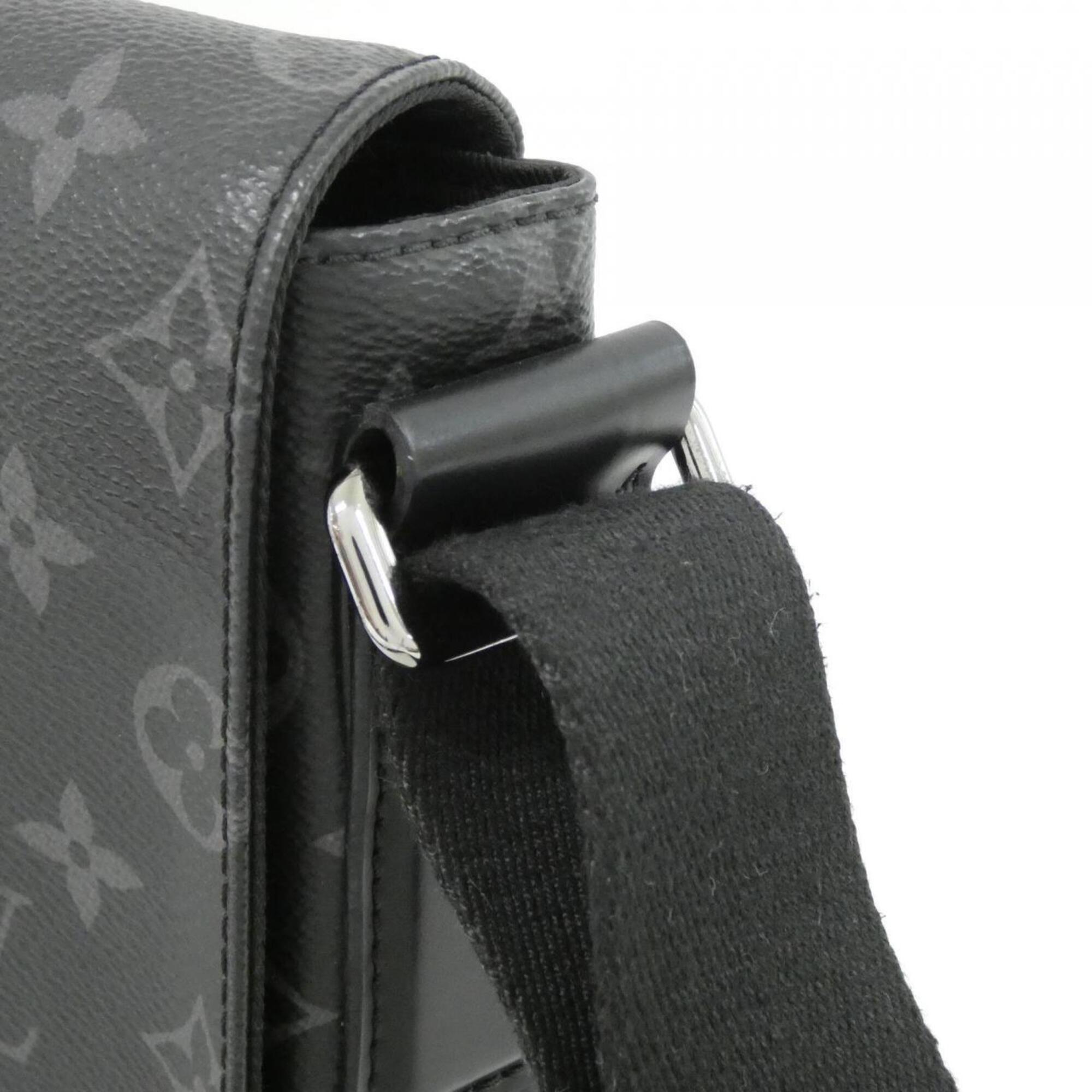 Louis Vuitton Black Coated Canvas Shoulder Bag (Pre-Owned)