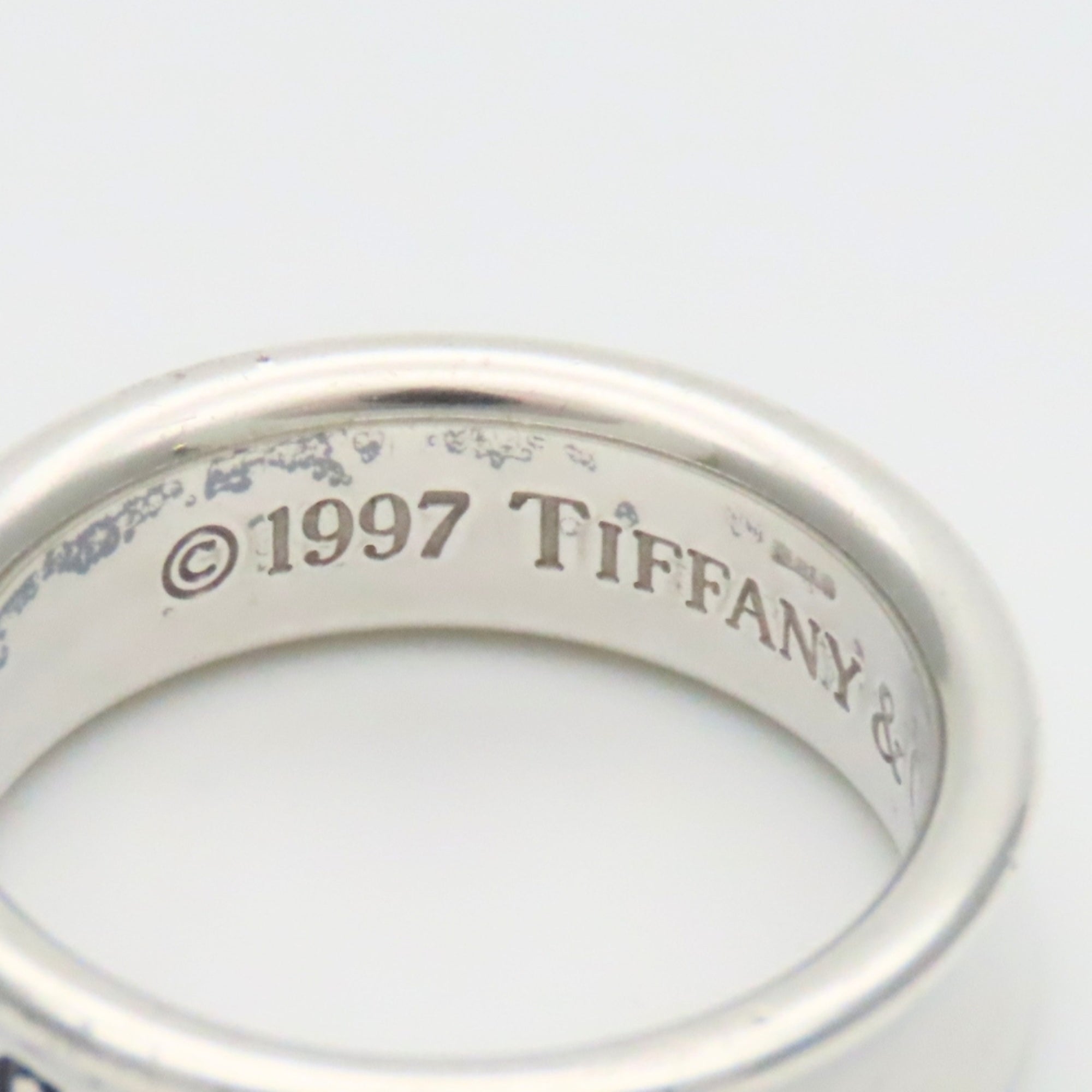 Tiffany Silver Silver 925 Band Ring (Pre-Owned)