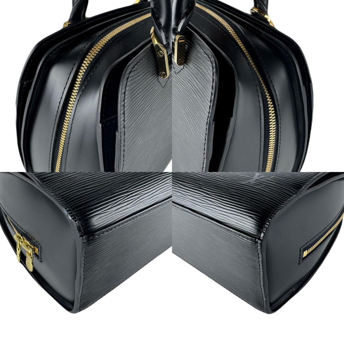 Louis Vuitton Noir Epi Leather Handbag (Pre-Owned)