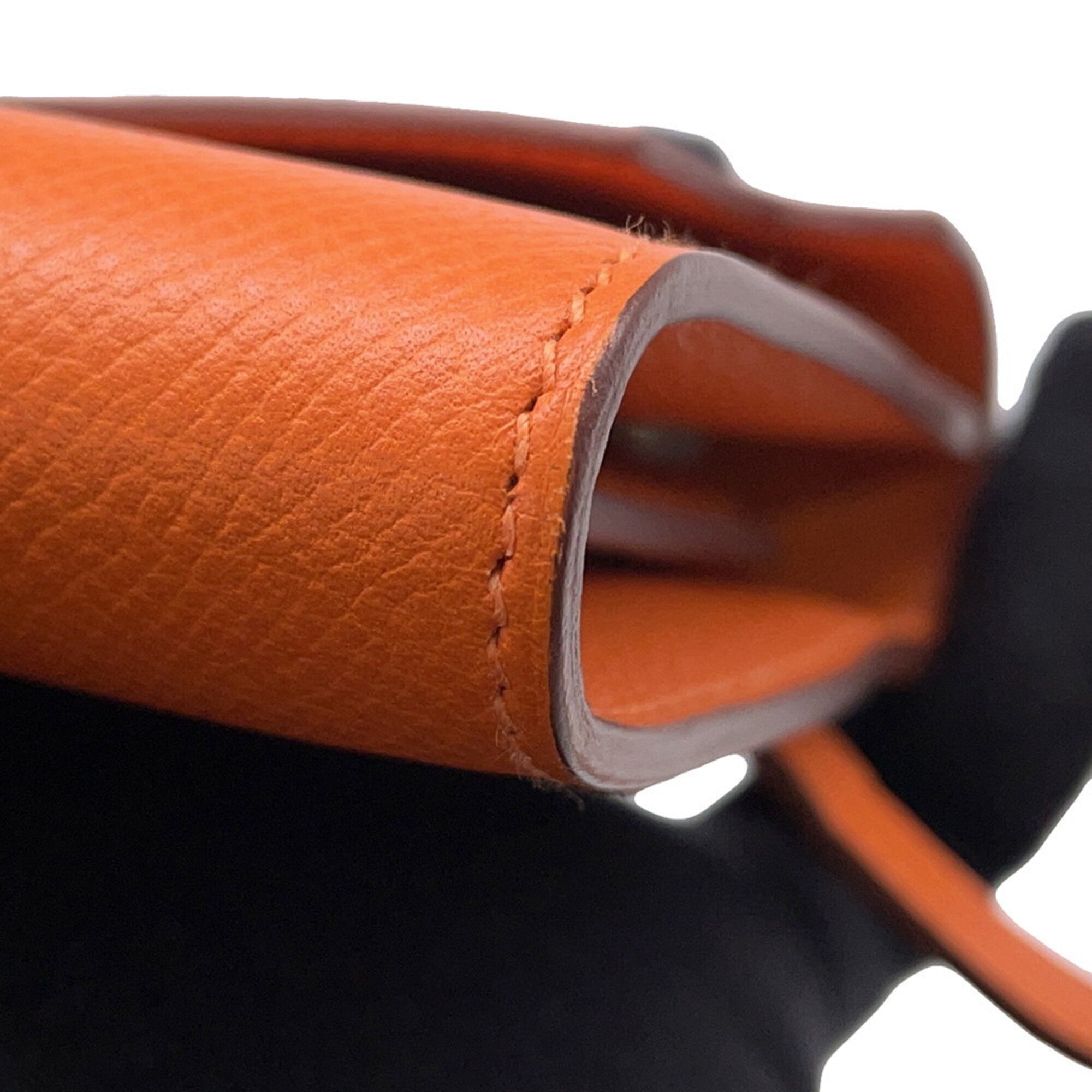 Hermes Orange Epsom Leather Coin Purse/Coin Case (Pre-Owned)