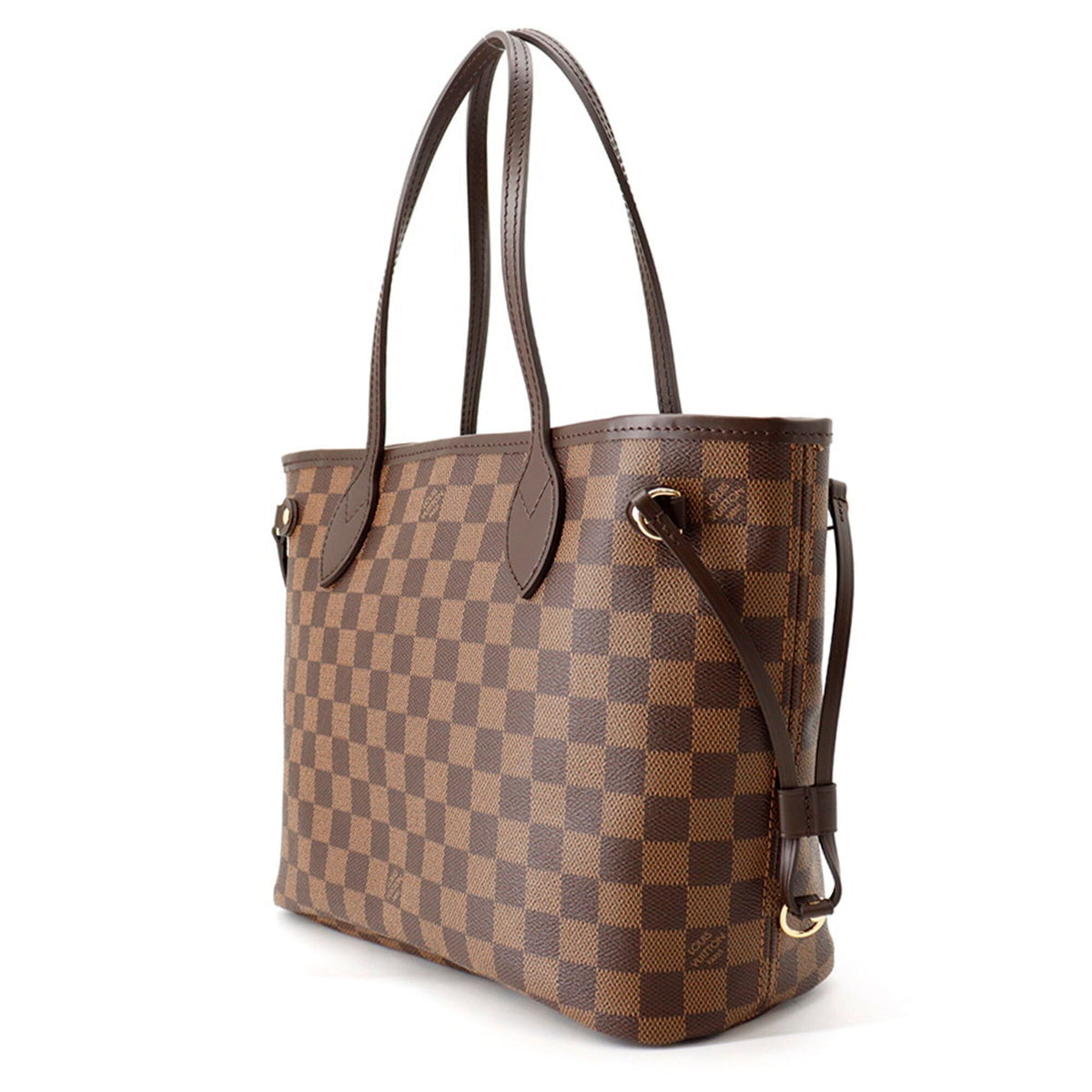 Louis Vuitton Damier Damier Canvas Ebene Red Color Damier Canvas Handbag Pouch Tote Bag (Pre-Owned)